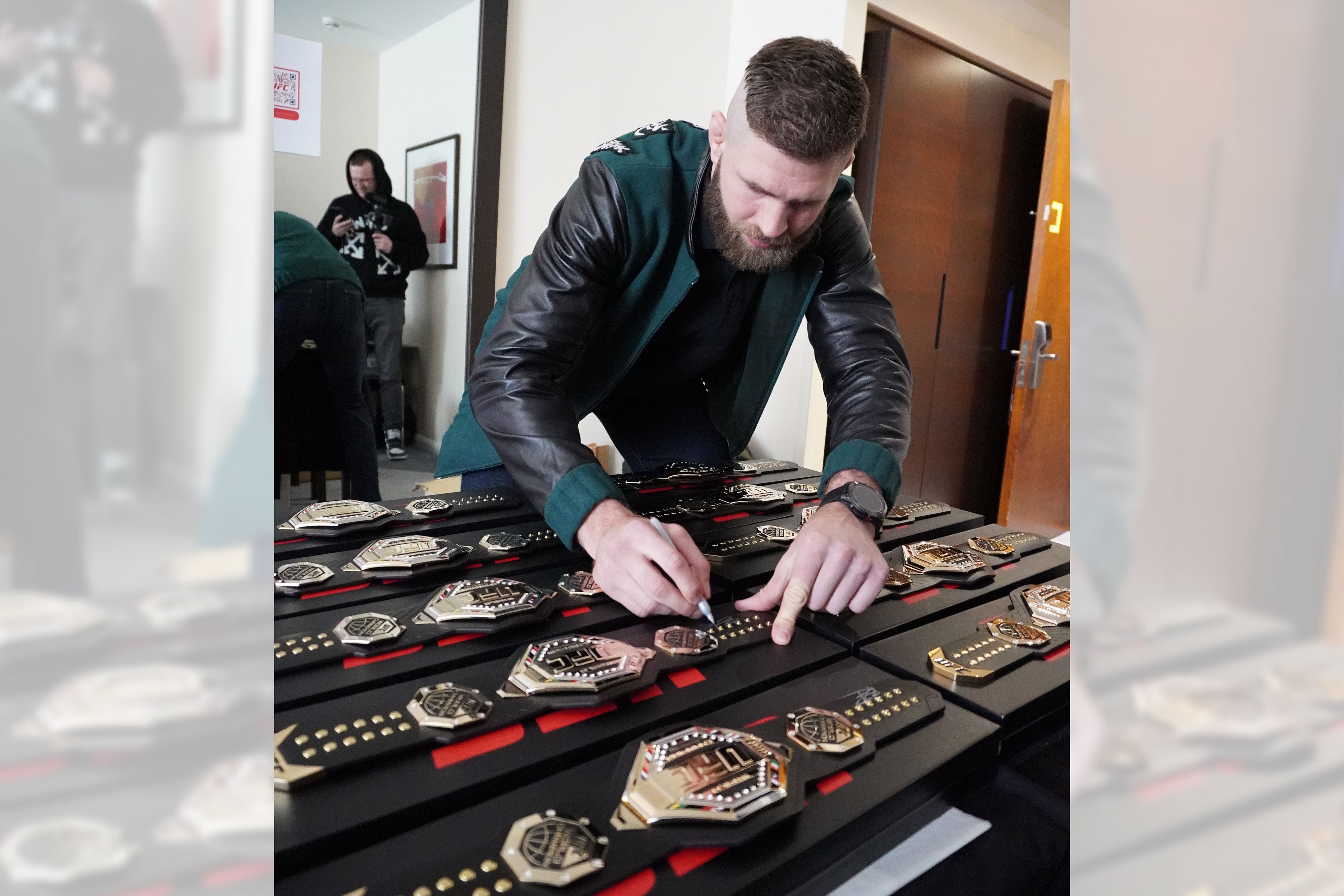 Jiří Procházka Signed UFC Legacy Replica Desktop Belt