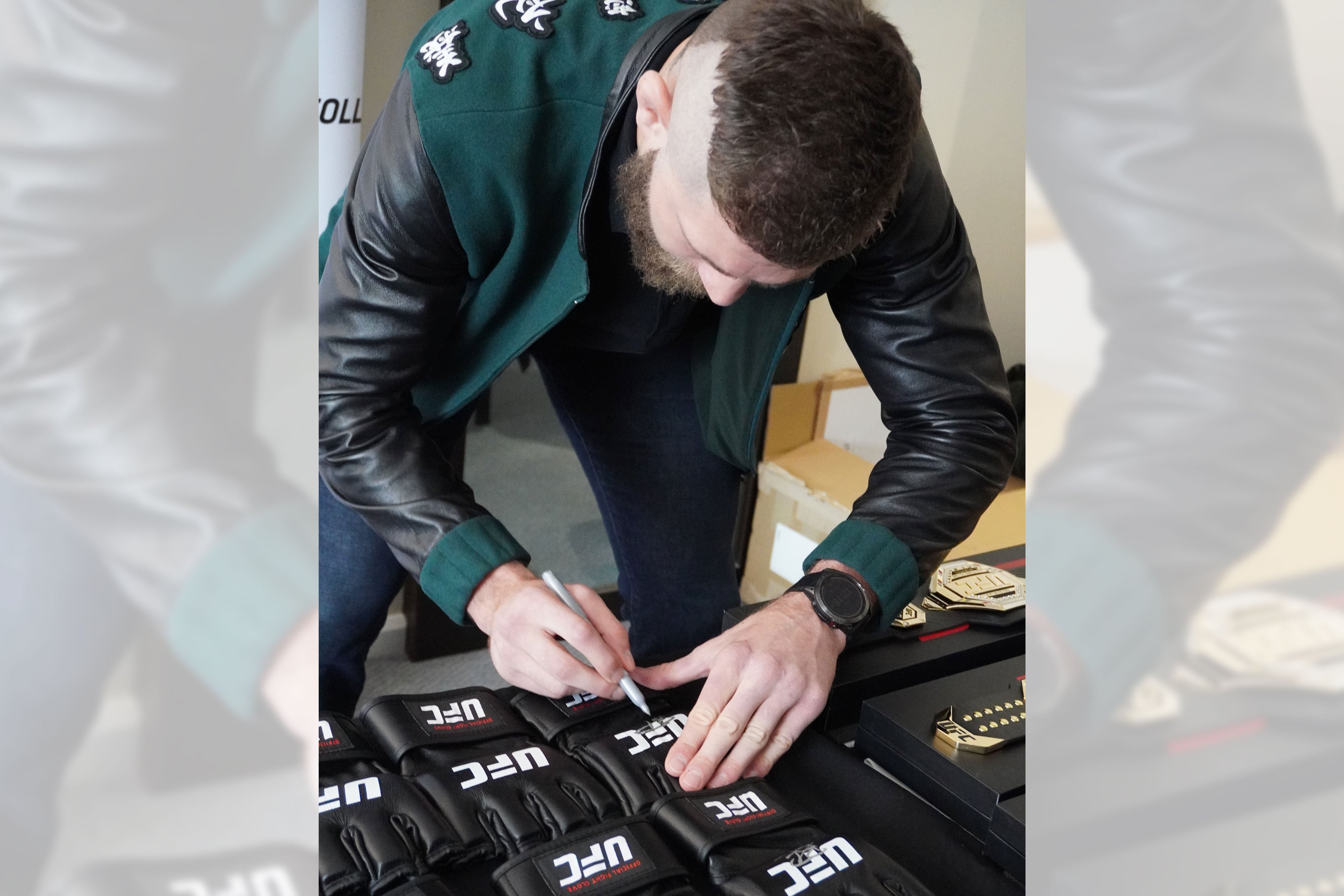 Jiří Procházka Signed Official UFC Gloves
