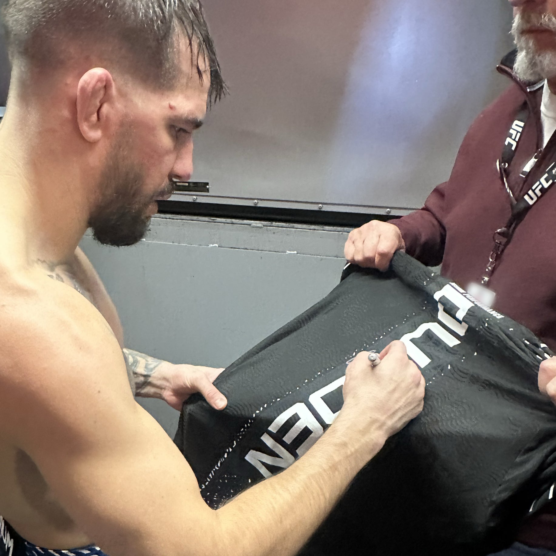 Cody Durden Signed 1-of-1 Fight Worn Jersey UFC 326: Holloway vs Oliveira 2