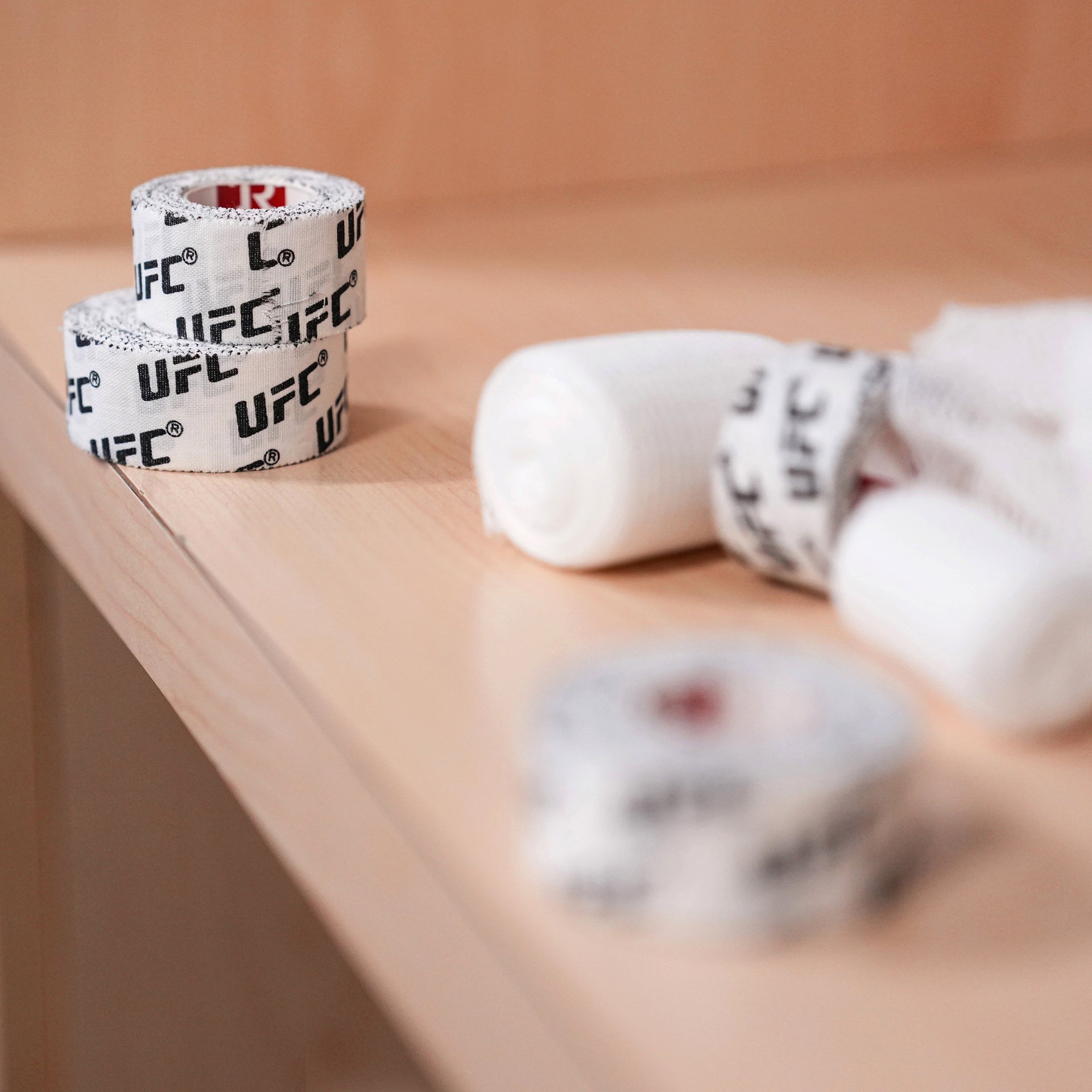 Damian Pinas Signed 1-of-1 Fight Issued Snapback Hat & Fight Worn Hand Wraps UFC Fight Night: Moreno vs Kavanagh