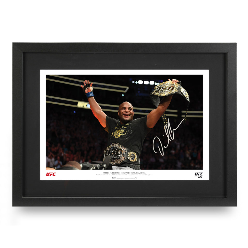 Daniel Cormier Signed Limited Edition Photo UFC 226 – Belts