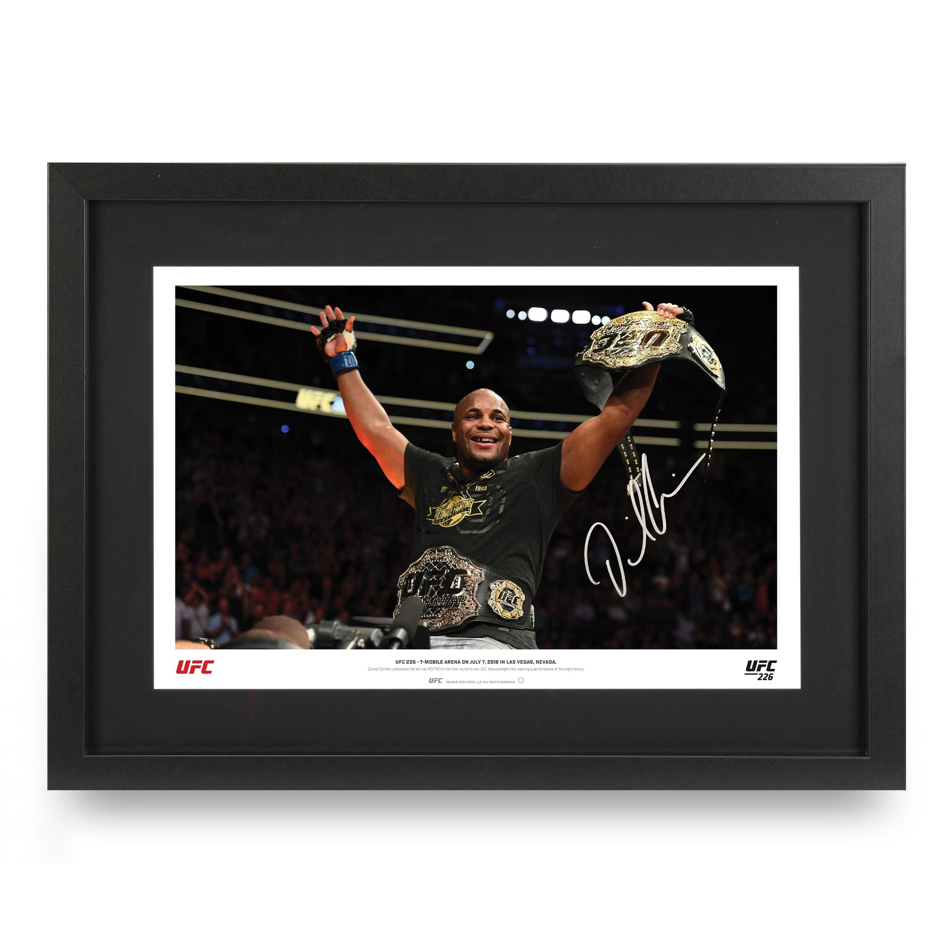 Daniel Cormier Signed Limited Edition Photo UFC 226 – Belts