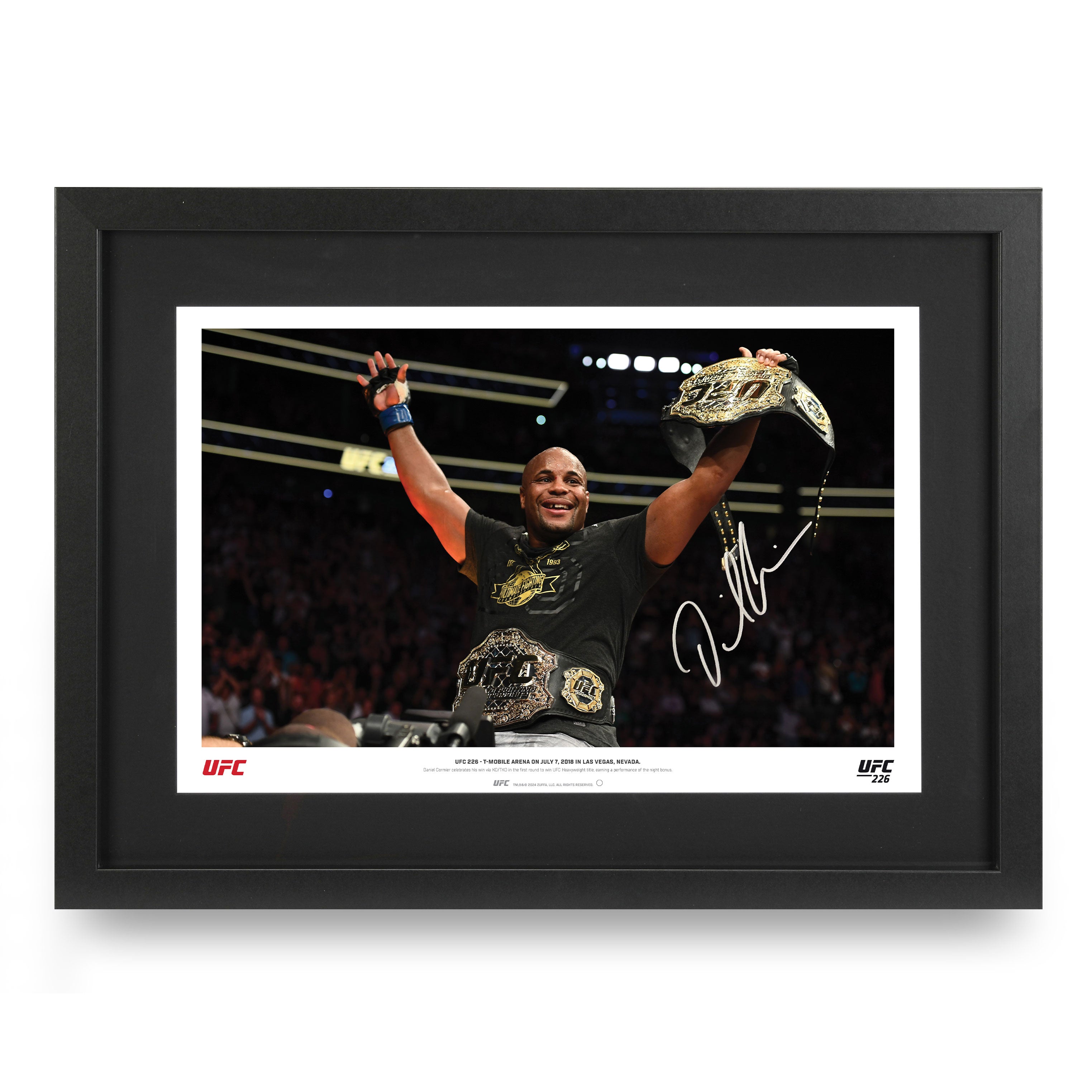 Daniel Cormier Signed Photo UFC 266 – Belts