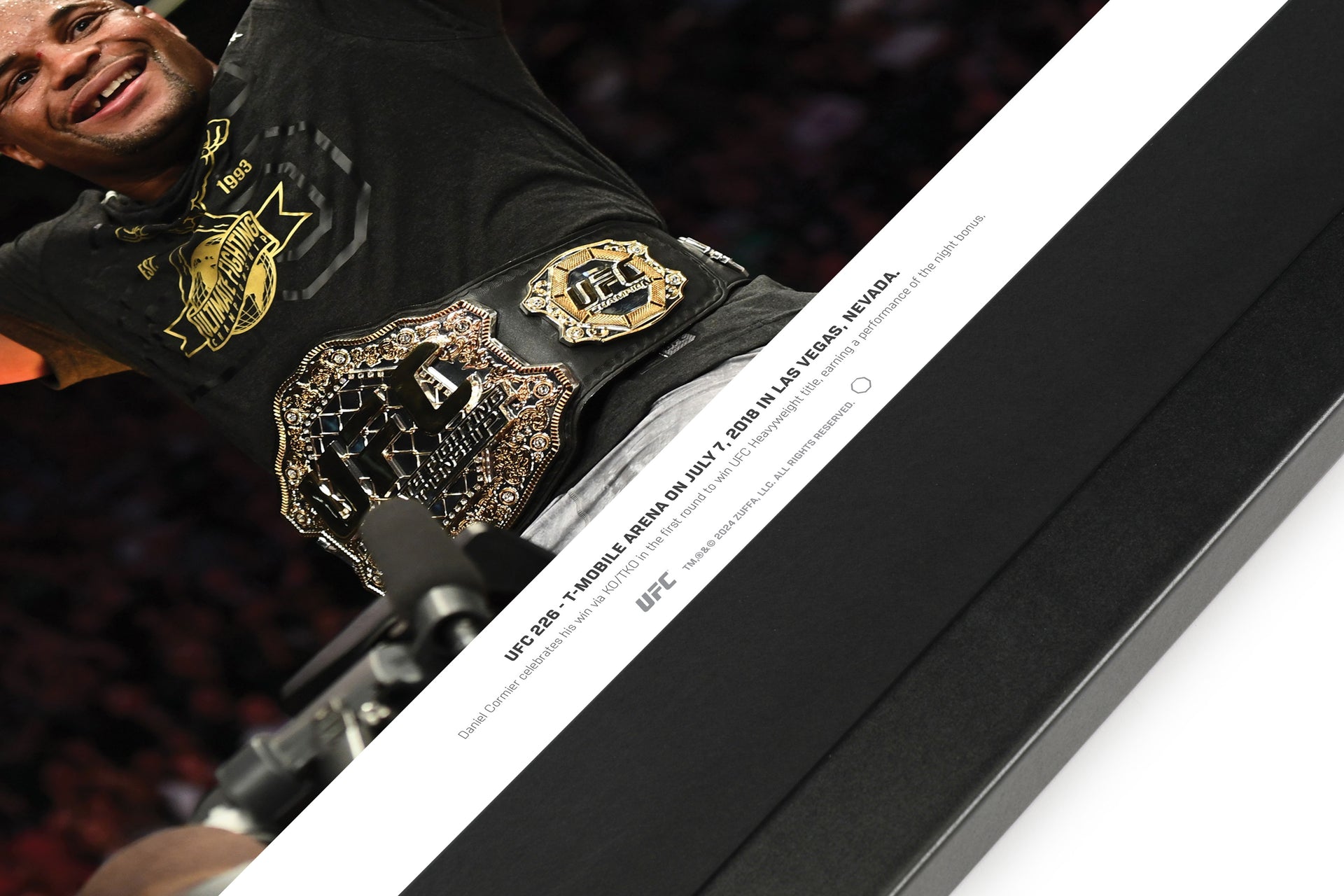 Daniel Cormier Signed Limited Edition Photo UFC 226 – Belts