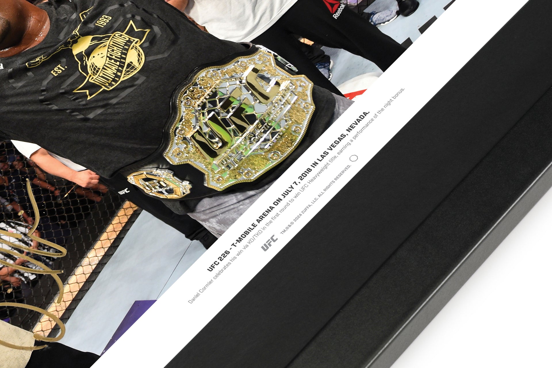 Daniel Cormier Signed Limited Edition Photo UFC 226 – Belt