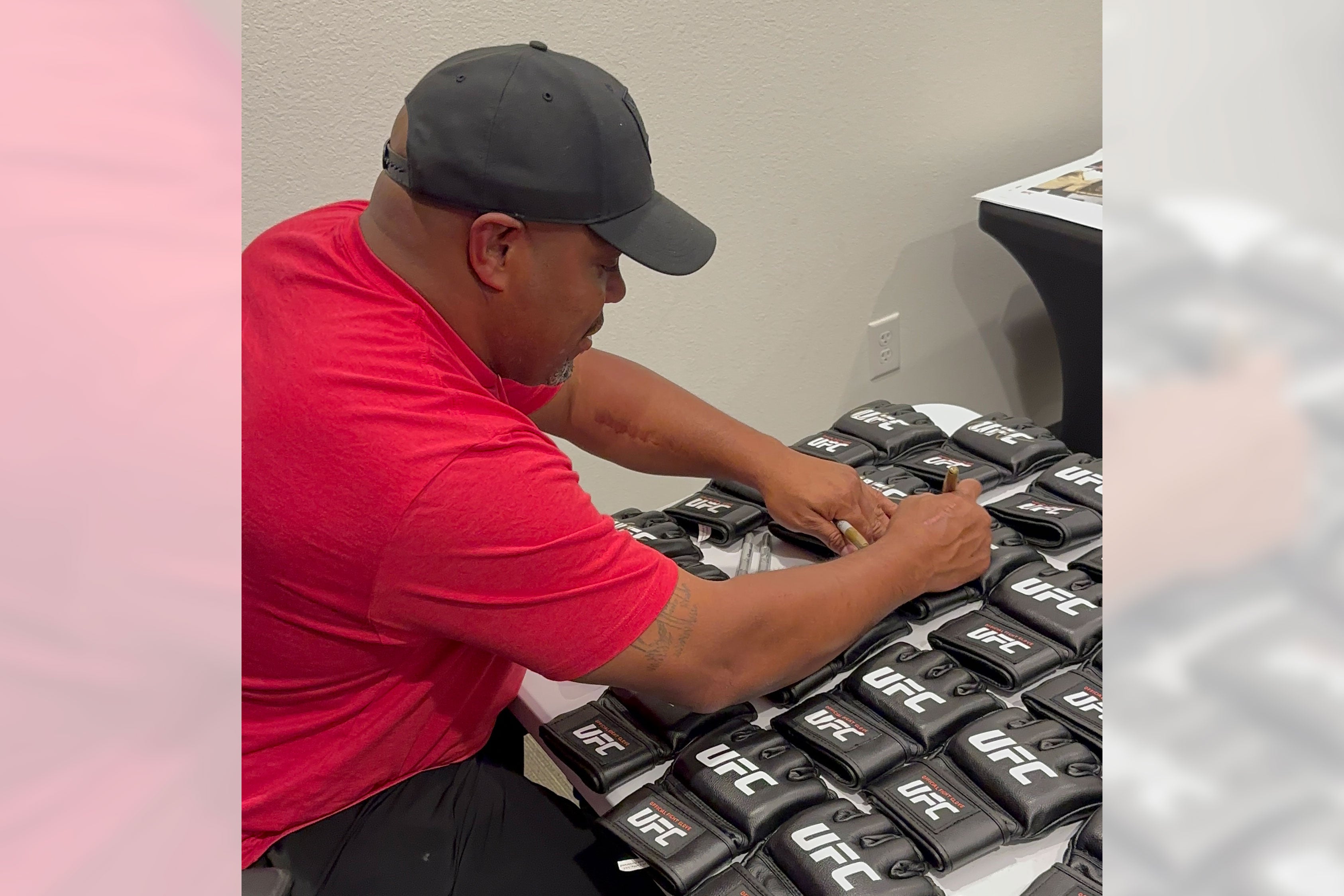 Daniel Cormier Signed Official UFC Gloves