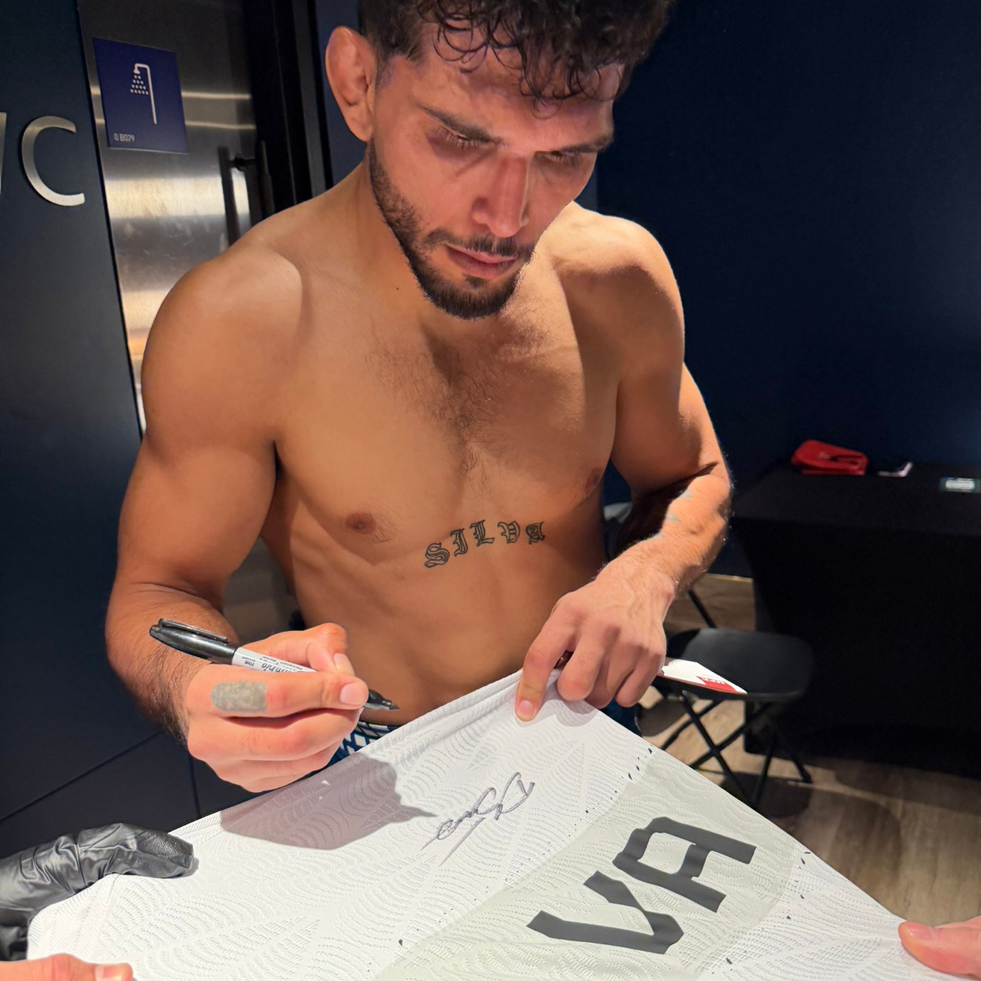 Danny Silva Signed 1-of-1 Fight Worn Jersey UFC Fight Night: Evloev vs Murphy