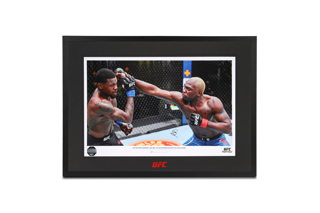 Derek Brunson Signed Photo UFC Fight Night: Brunson vs Holland