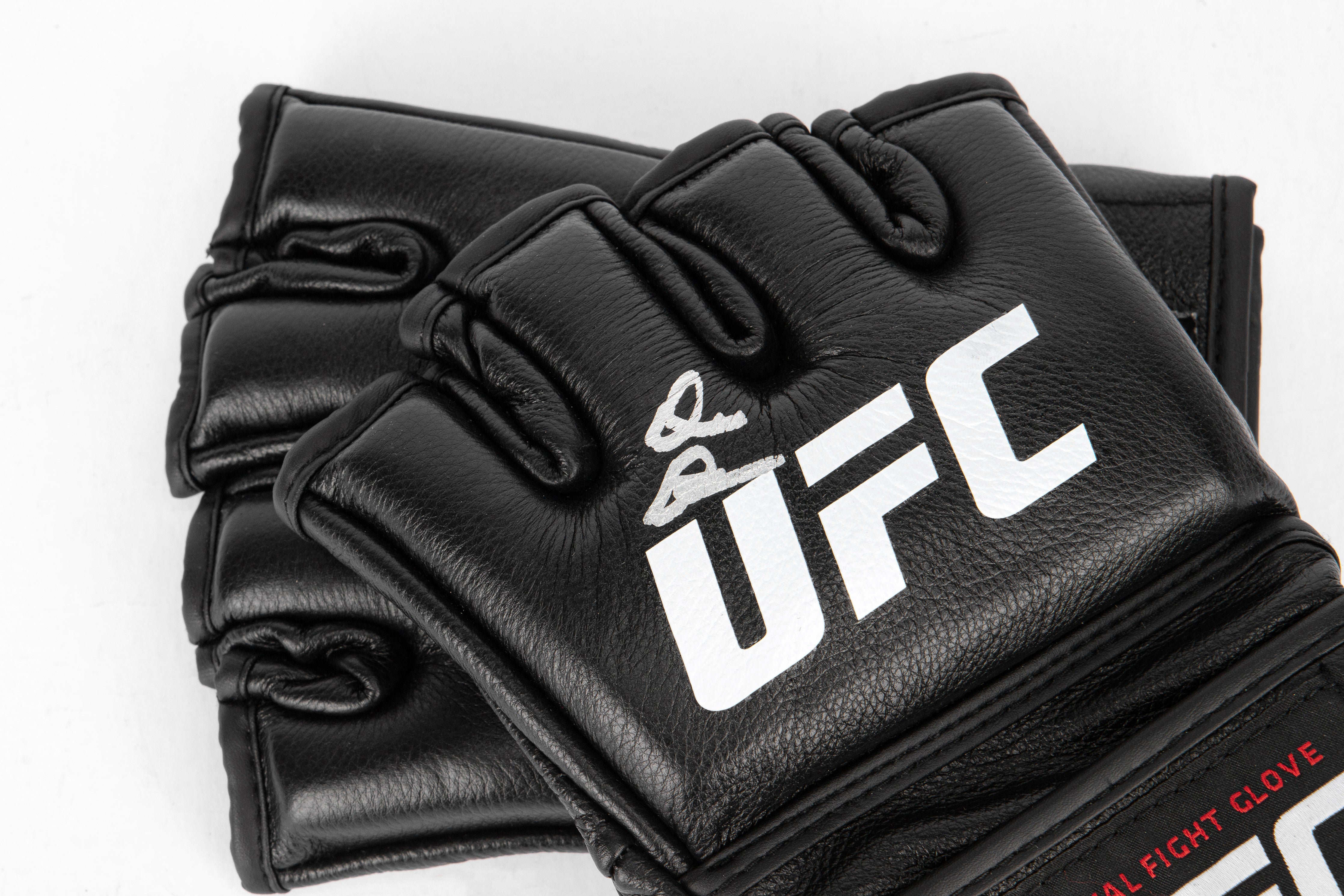 Derek Brunson Signed Official UFC Gloves