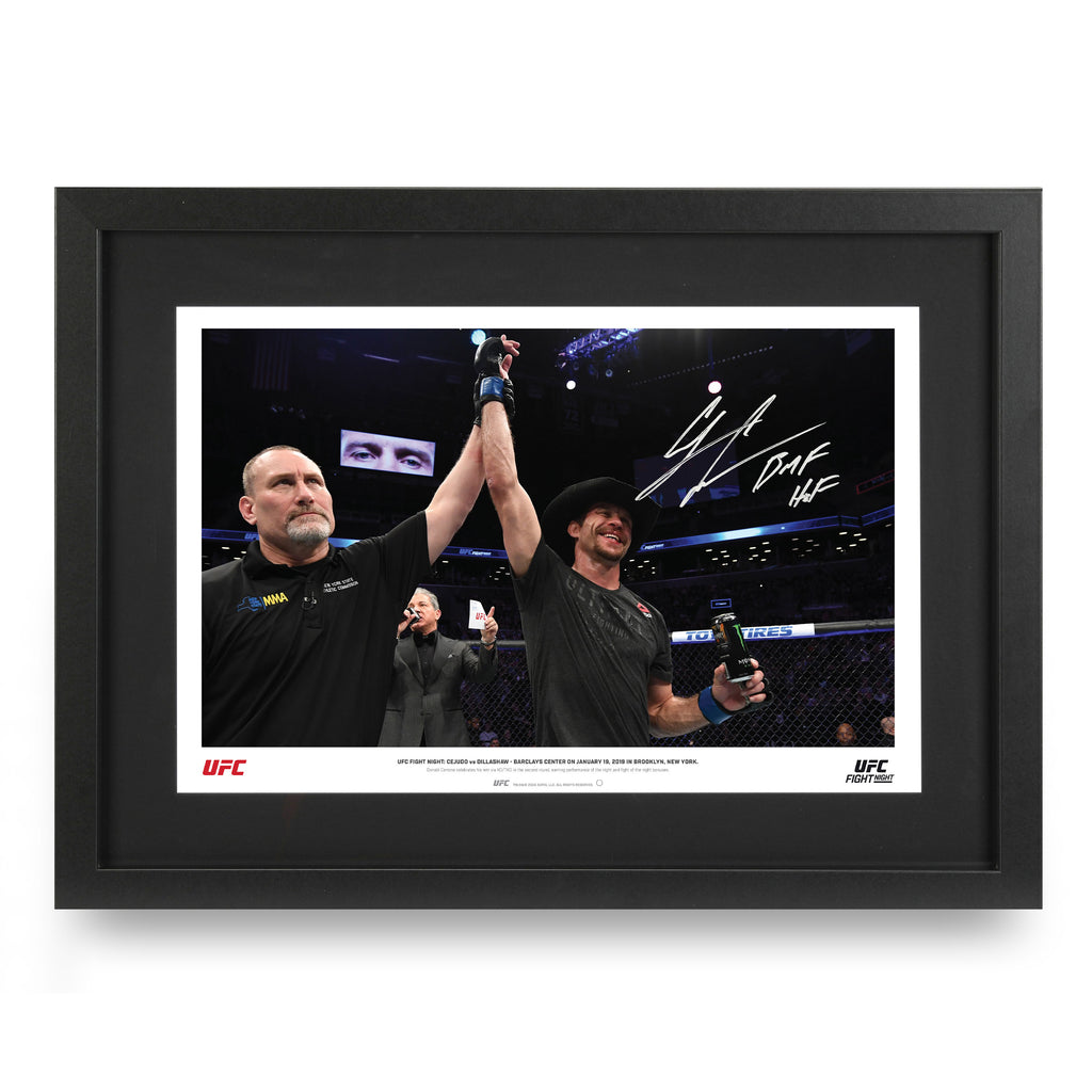 Cowboy Cerrone Signed UFC Fight Night Cejudo vs Dillashaw