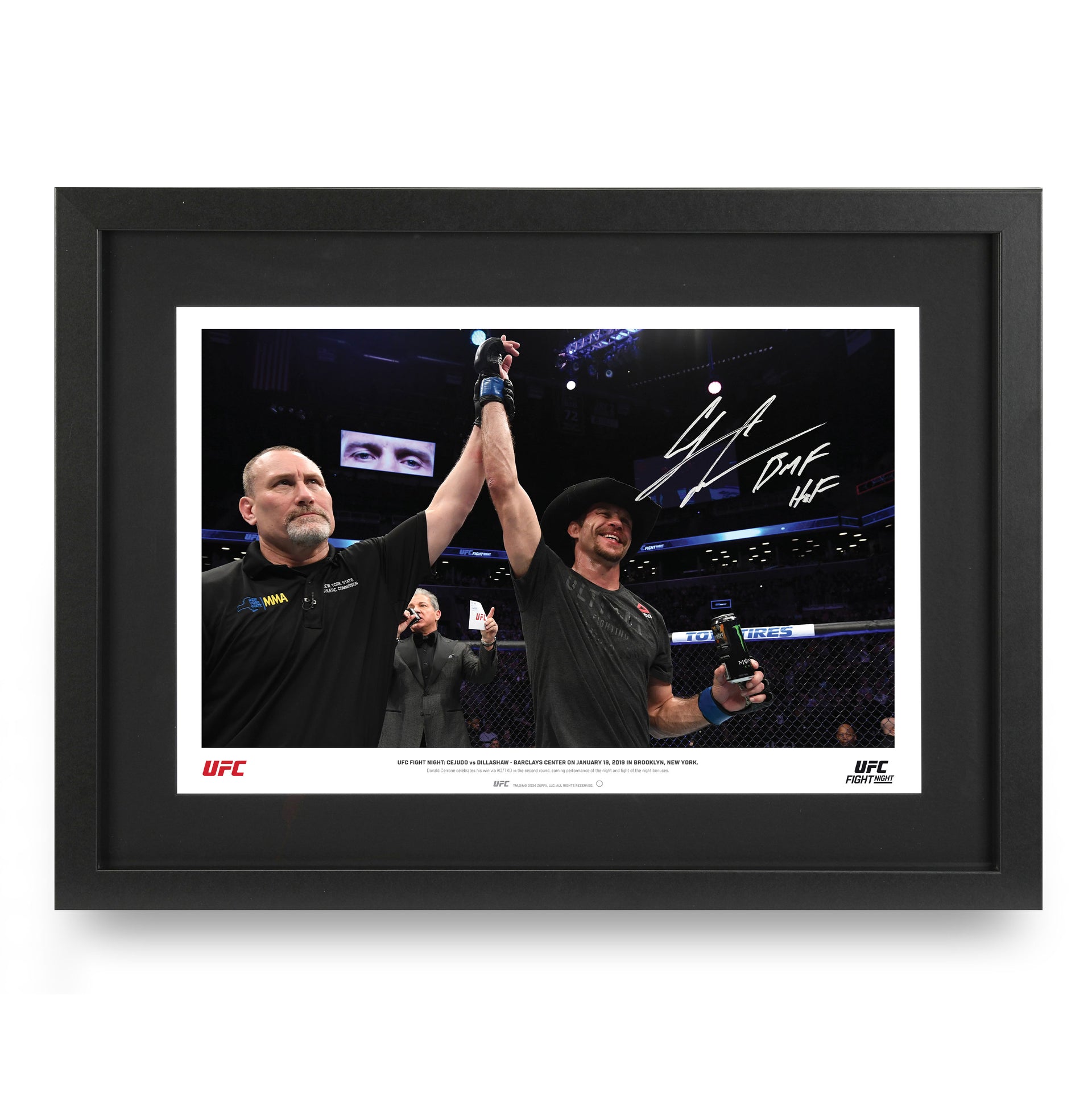Cowboy Cerrone Signed UFC Fight Night Cejudo vs Dillashaw