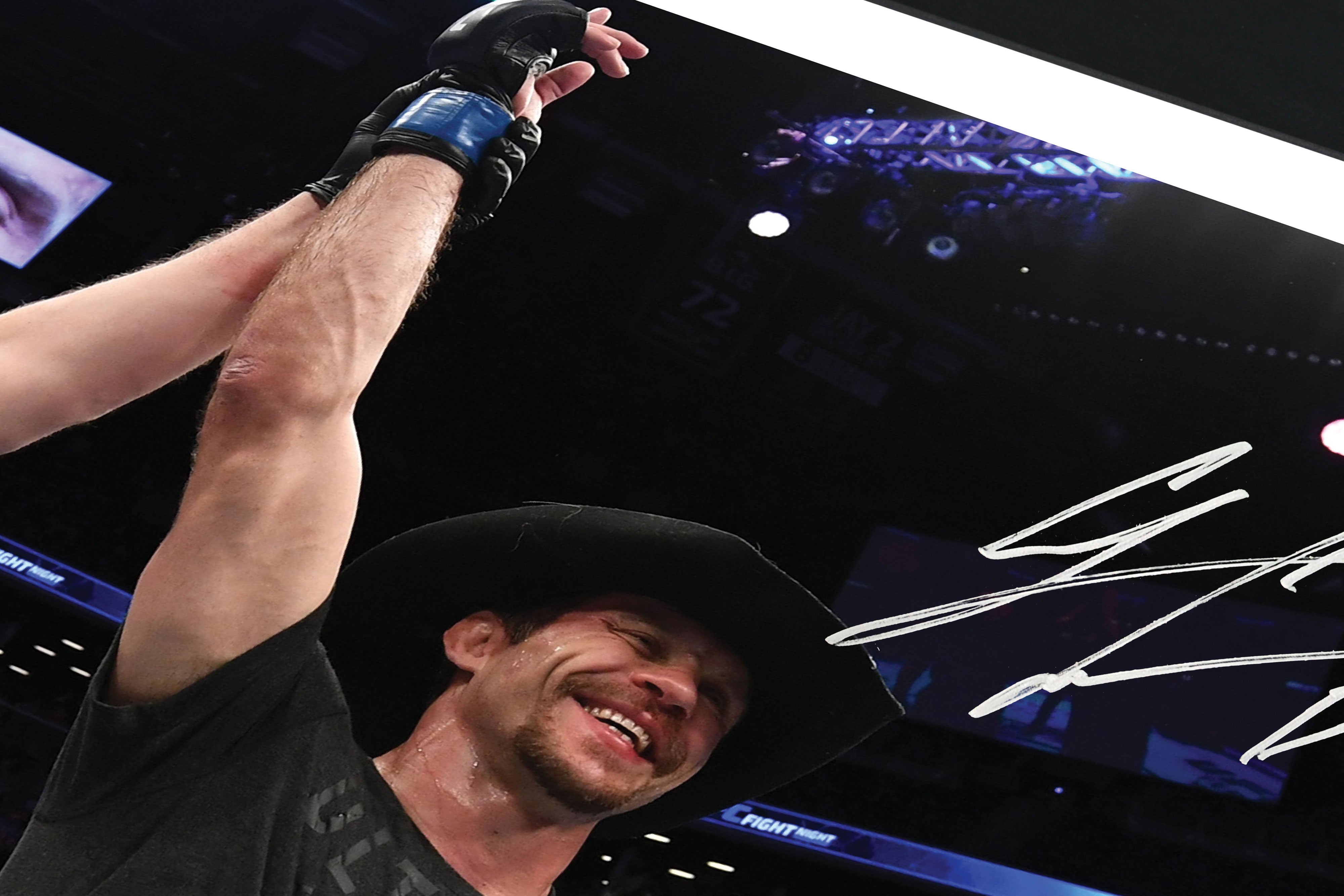 Cowboy Cerrone Signed UFC Fight Night Cejudo vs Dillashaw