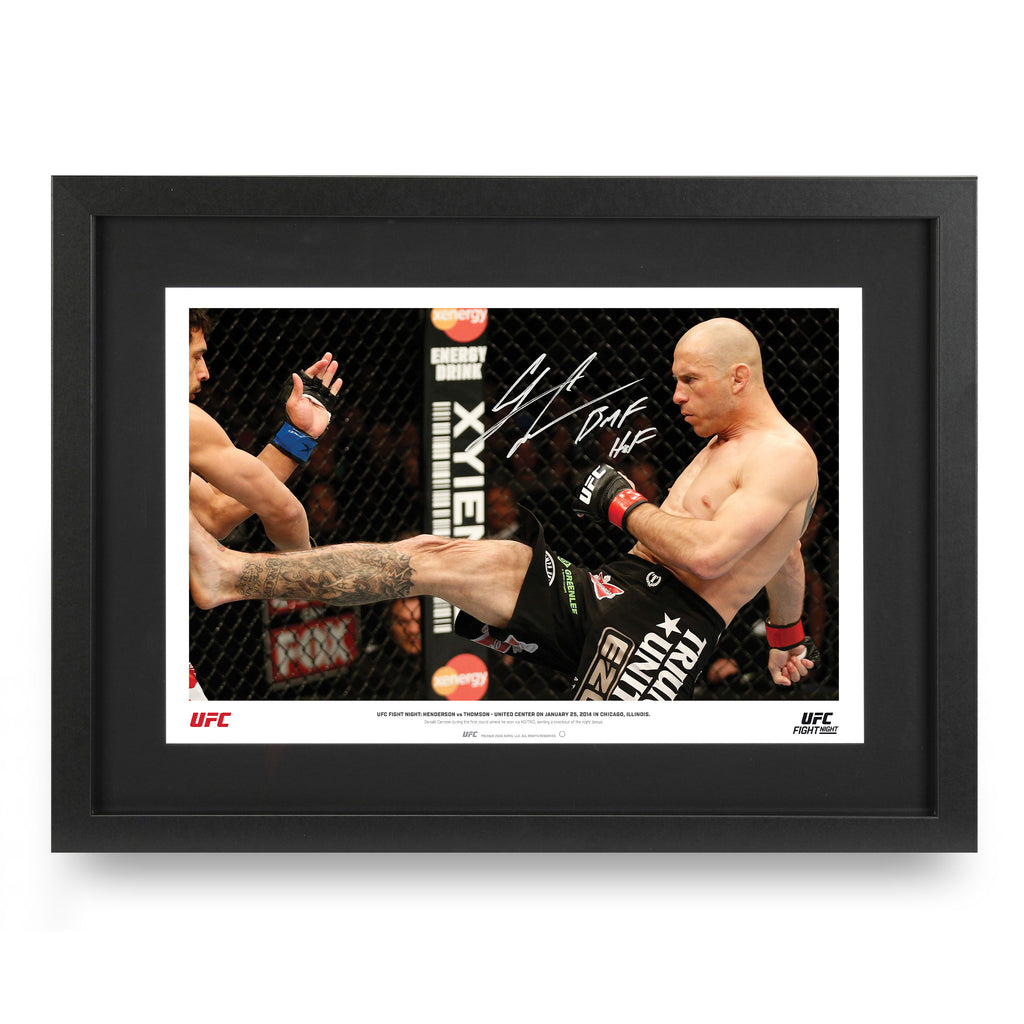 Cowboy Cerrone Signed Photo UFC Fight Night Henderson vs Thomson