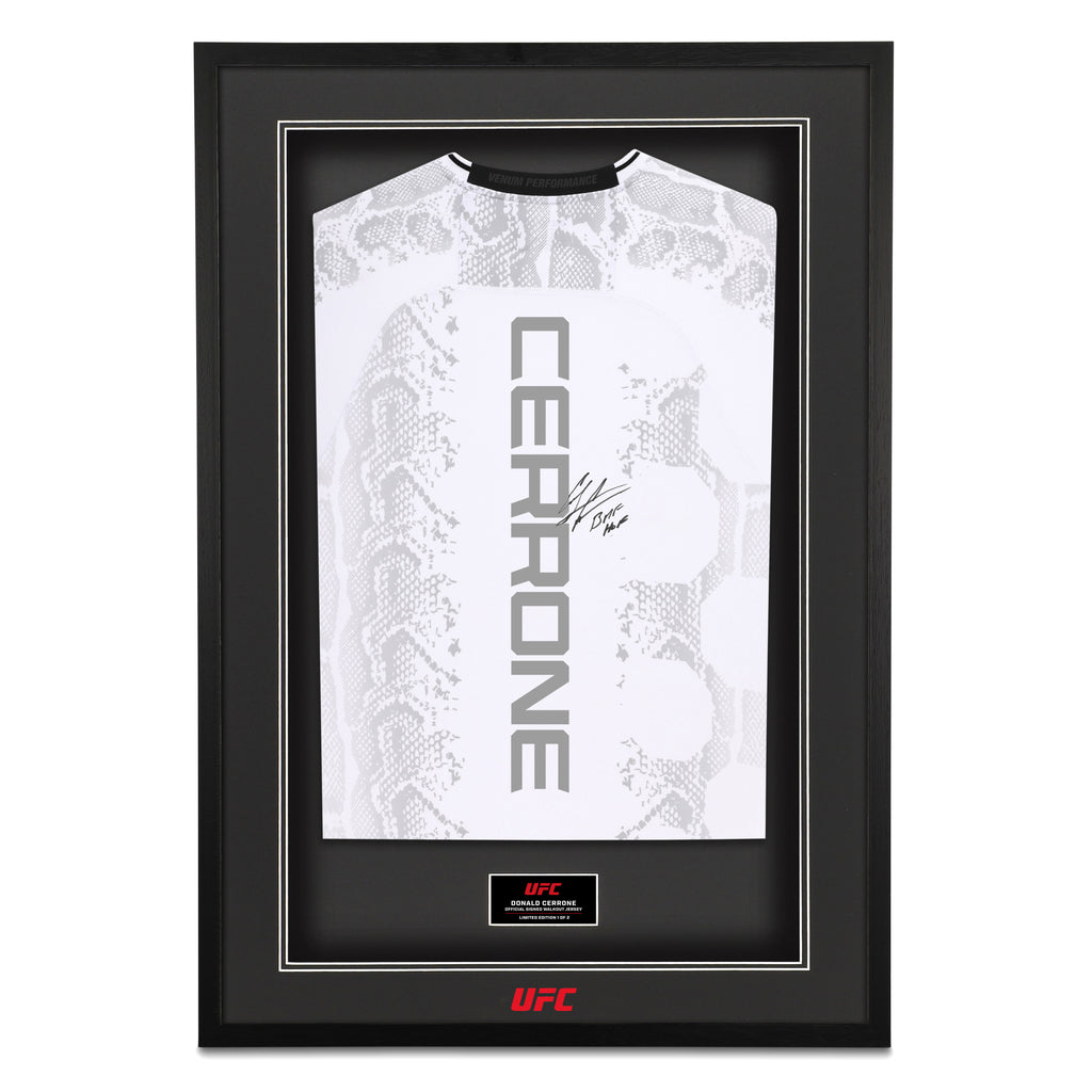 Cowboy Cerrone Signed Limited Edition White Jersey
