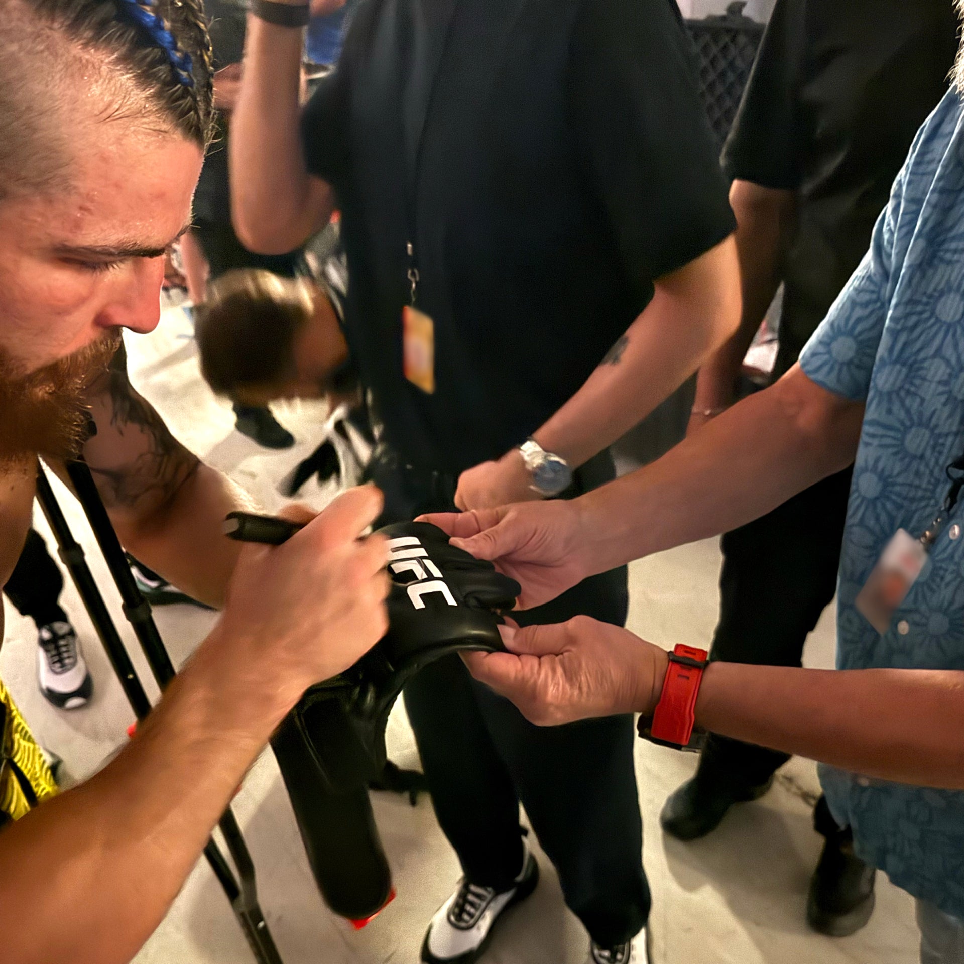 Daniil Donchenko Signed 1-of-1 Fight Worn Left Glove UFC Fight Night: Fiziev vs Torres