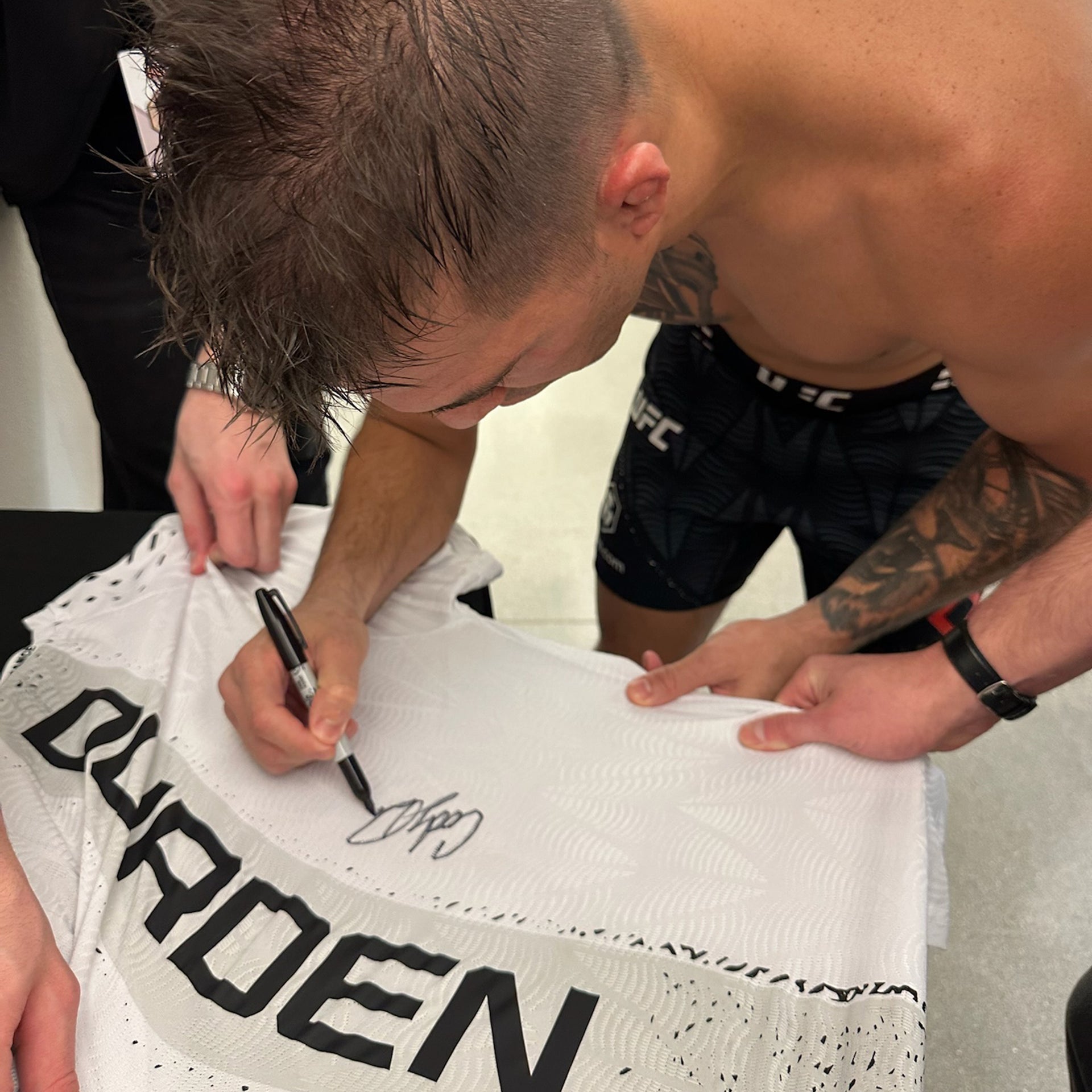 Cody Durden Signed 1-of-1 Fight Worn Jersey UFC Fight Night: Sterling vs Zalal