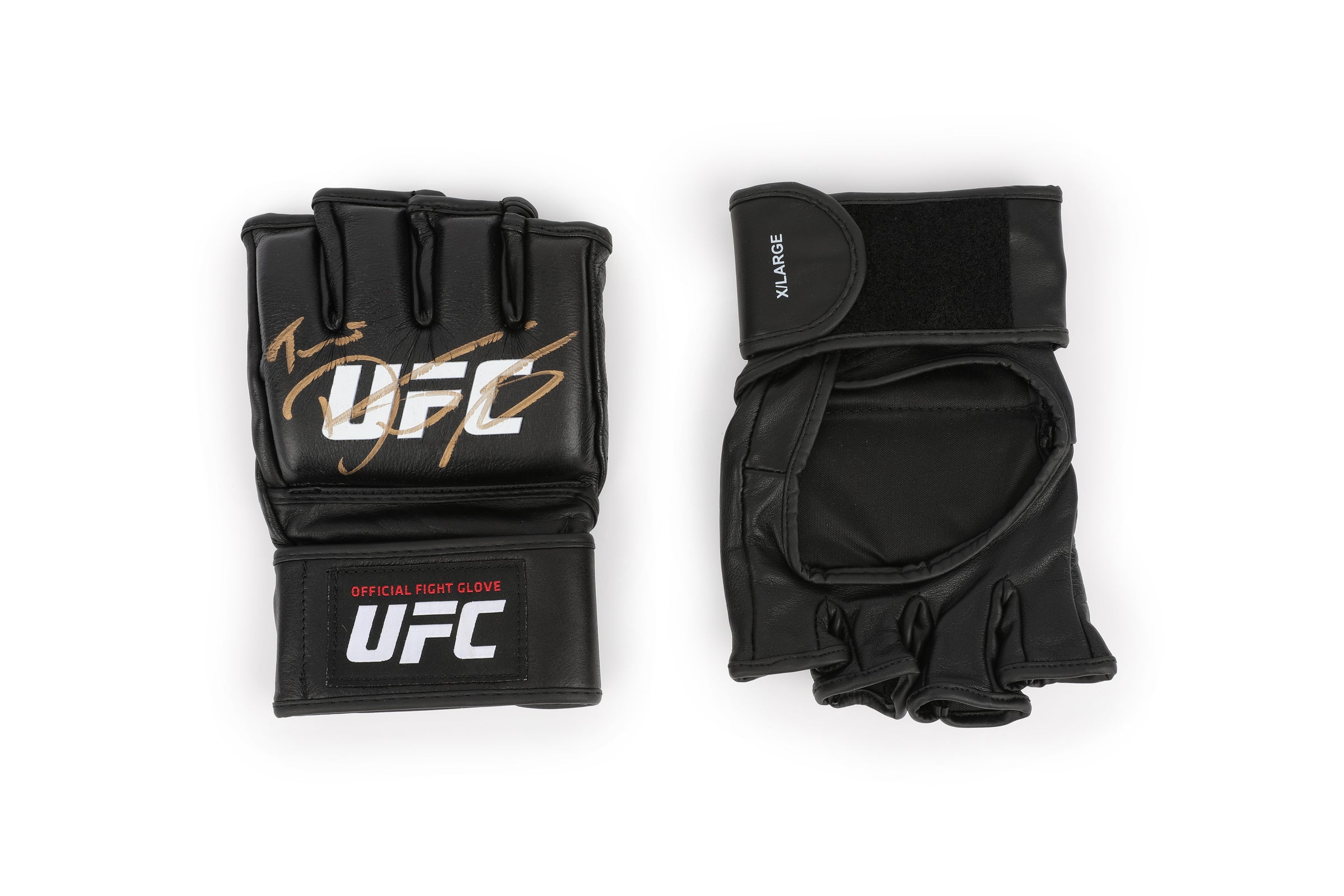 Dustin Poirier Signed Official UFC Gloves With Display Case