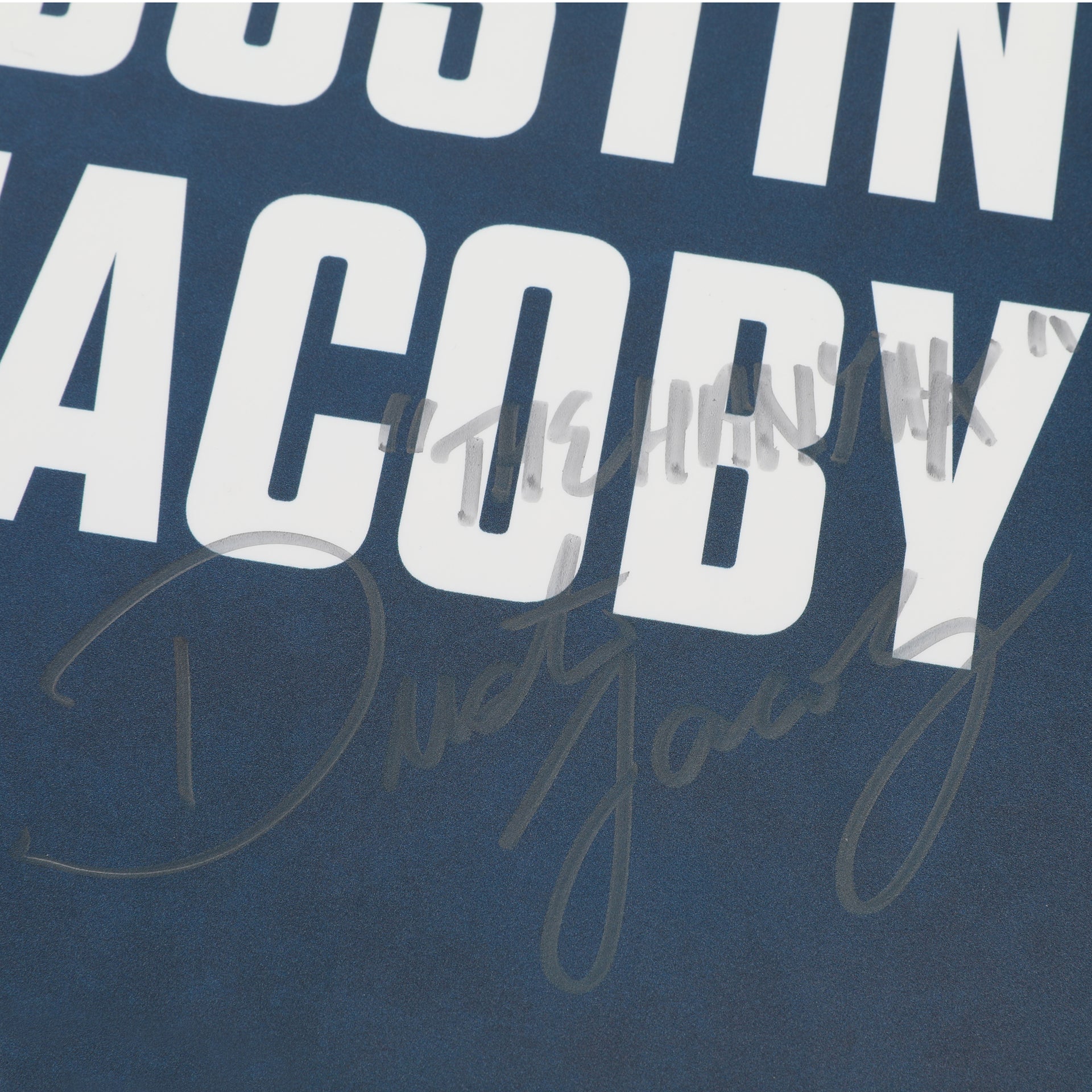 Dustin Jacoby Autographed UFC Freedom 250 Fan Fest Name Sign