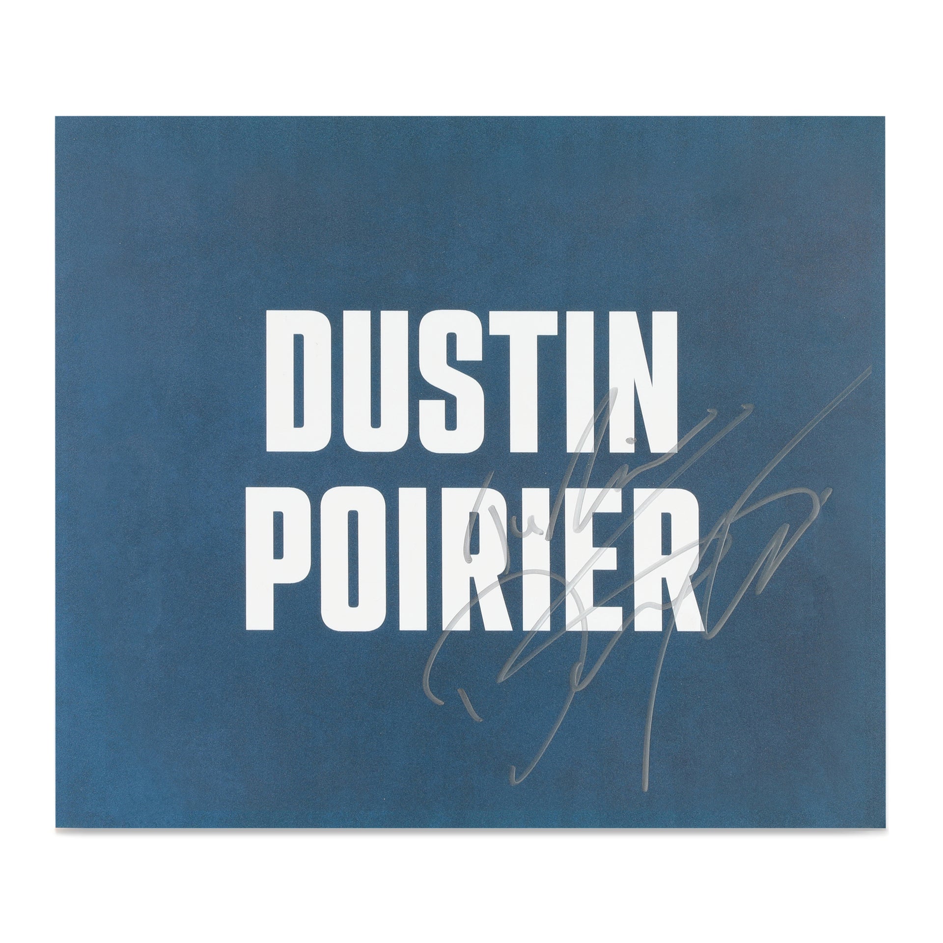 Dustin Poirier Autographed UFC Freedom 250 Fan Fest Name Sign