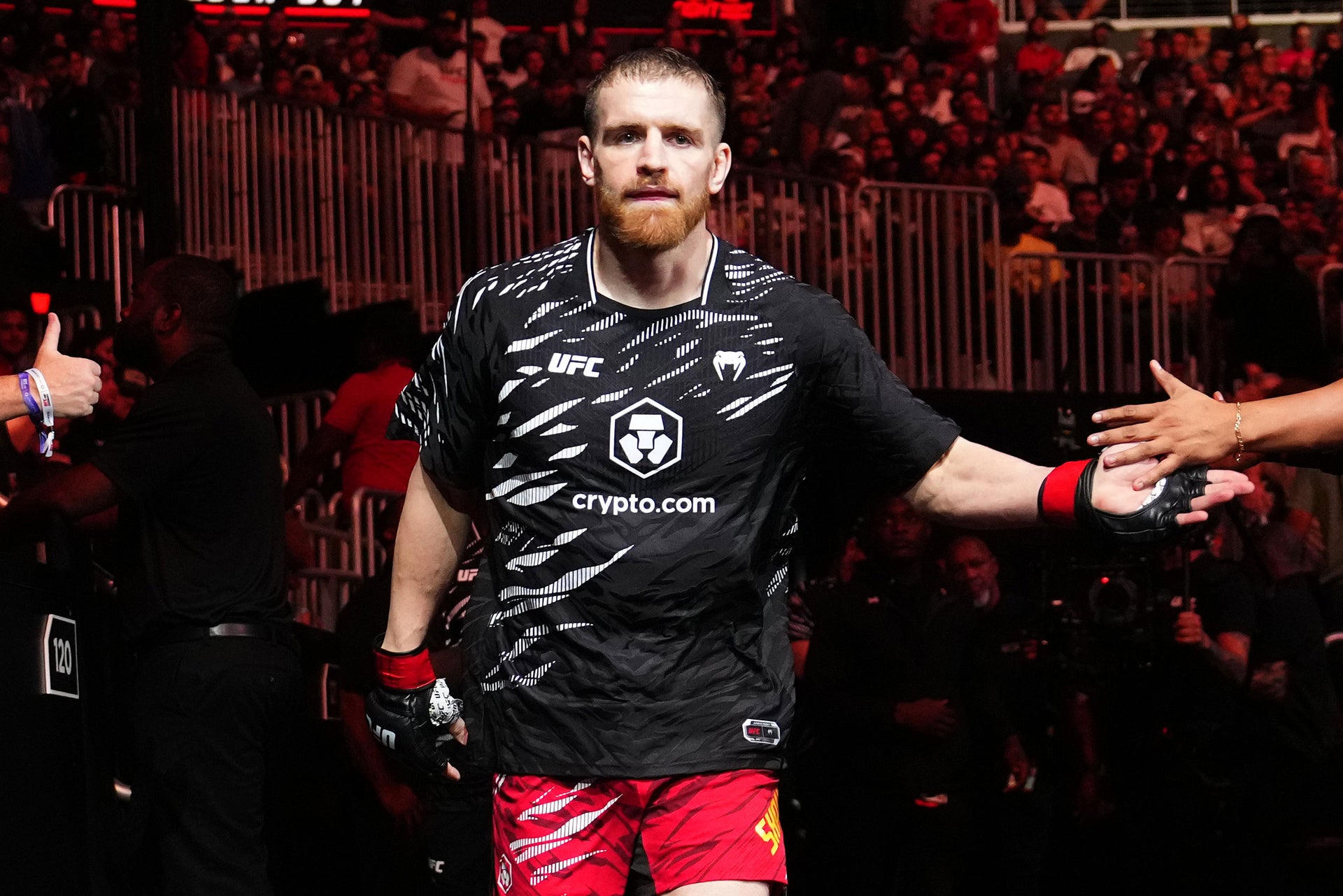 Edmen Shahbazyan Signed 1-of-1 Fight Issued Jersey UFC Fight Night: Usman vs Buckley