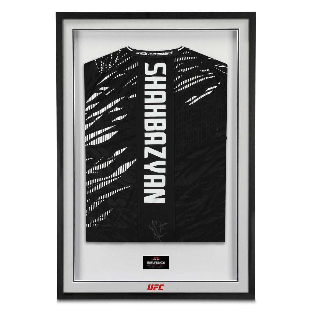 Edmen Shahbayzan Signed 1-of-1 Fight Issued Jersey UFC Fight Night: Cannonier vs Rodrigues