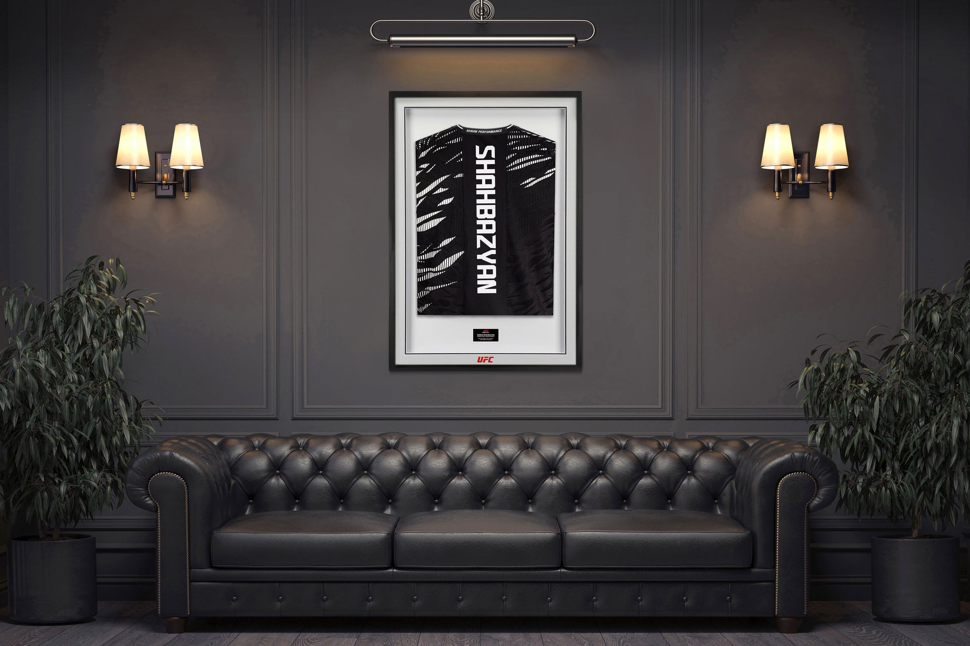 Edmen Shahbazyan Signed 1-of-1 Fight Issued Jersey UFC Fight Night: Usman vs Buckley