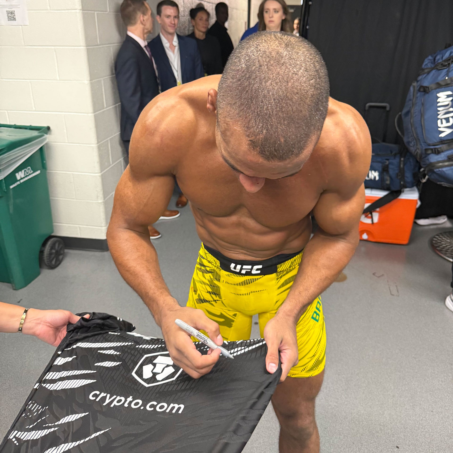 Edson Barboza Signed 1-of-1 Fight Worn Jersey UFC 319: Du Plessis vs Chimaev