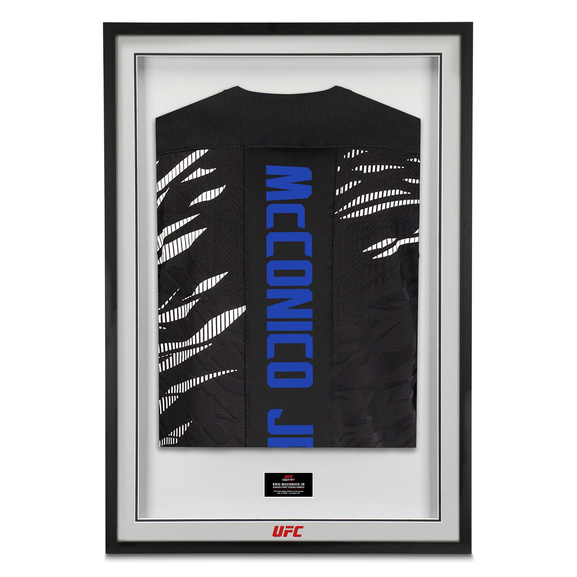 Eric McConico Signed 1-of-1 Fight Worn Hoodie UFC Fight Night: Dolidze vs Hernandez