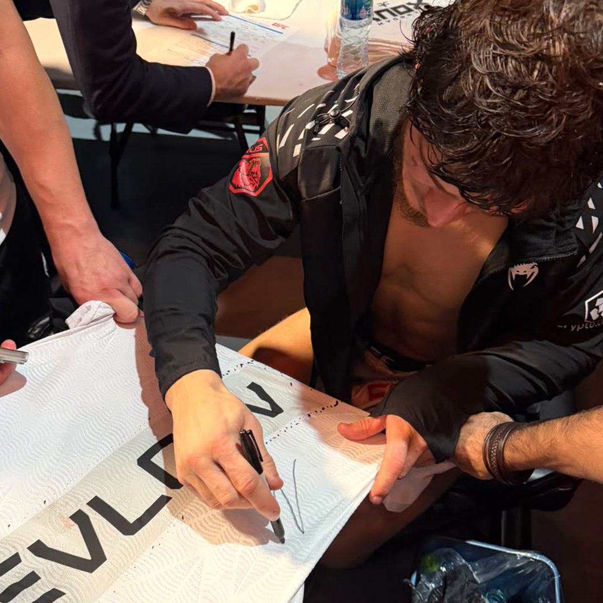 Movsar Evloev Signed 1-of-1 Fight Worn Jersey UFC 333: Volkanovski vs Evloev