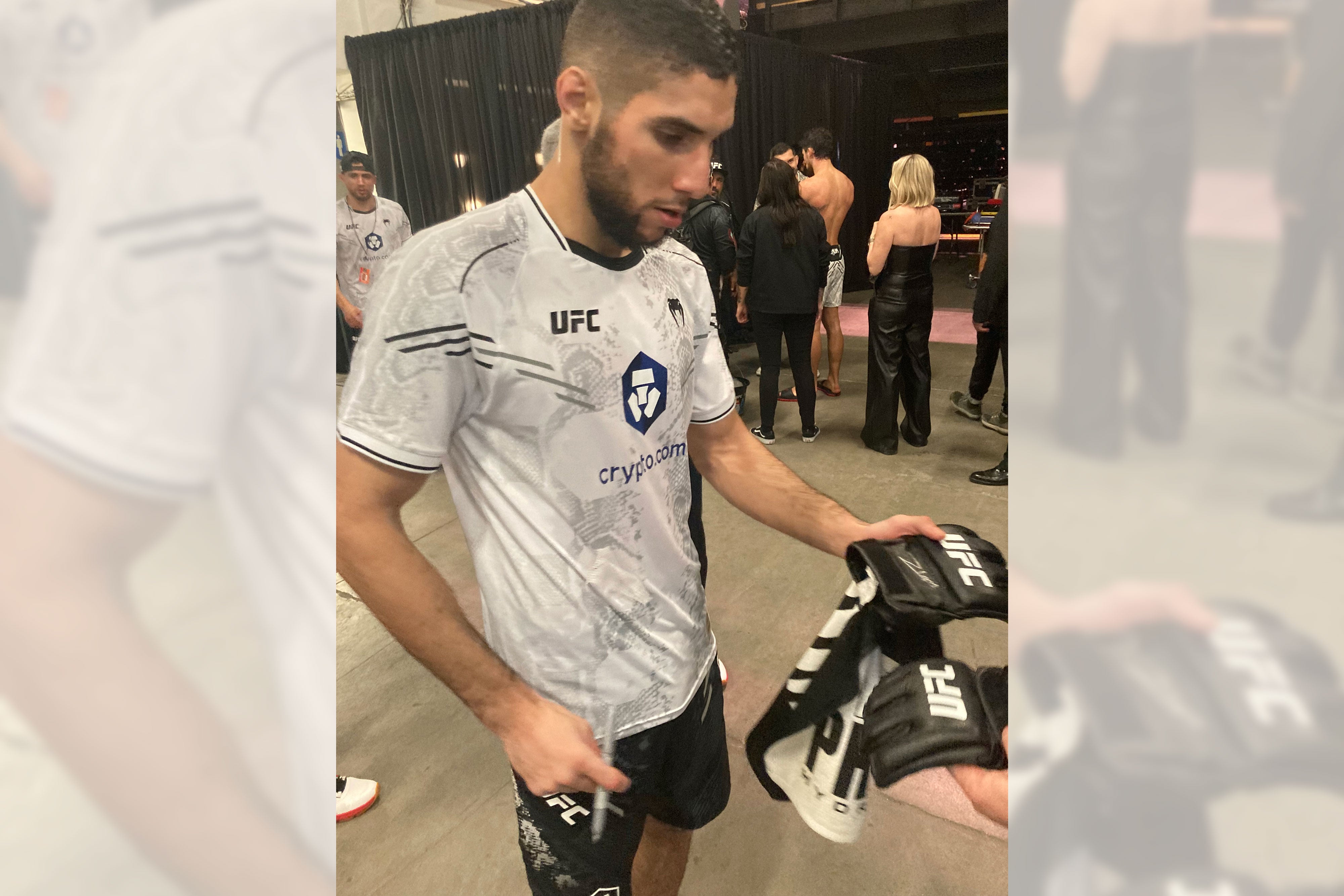 Fares Ziam 1-of-1 Signed Fight-Worn Gloves – UFC Fight Night: Moreno vs Royval 2  