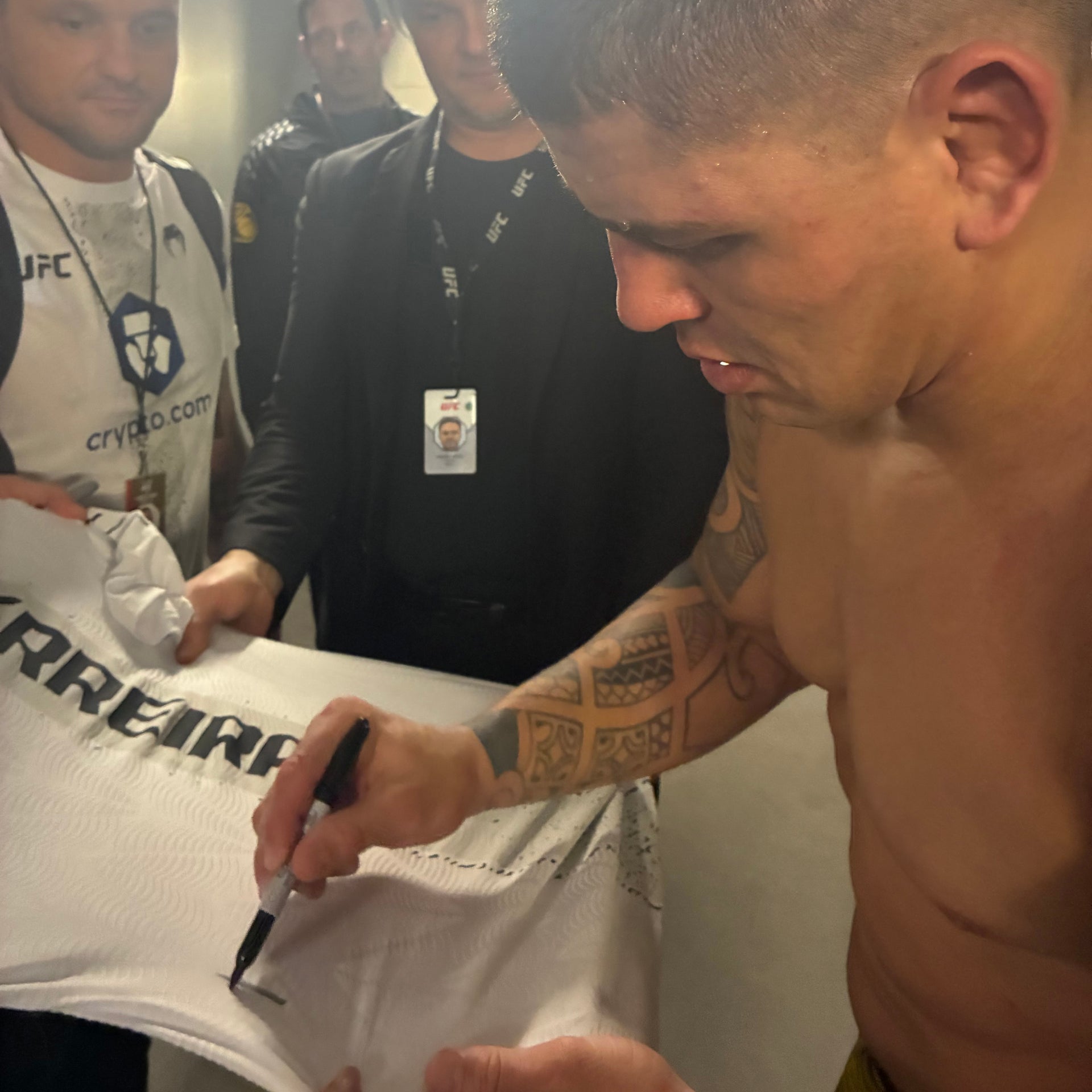 Brunno Ferreira Signed 1-of-1 Fight Worn Jersey UFC 323: Dvalishvili vs Yan 2