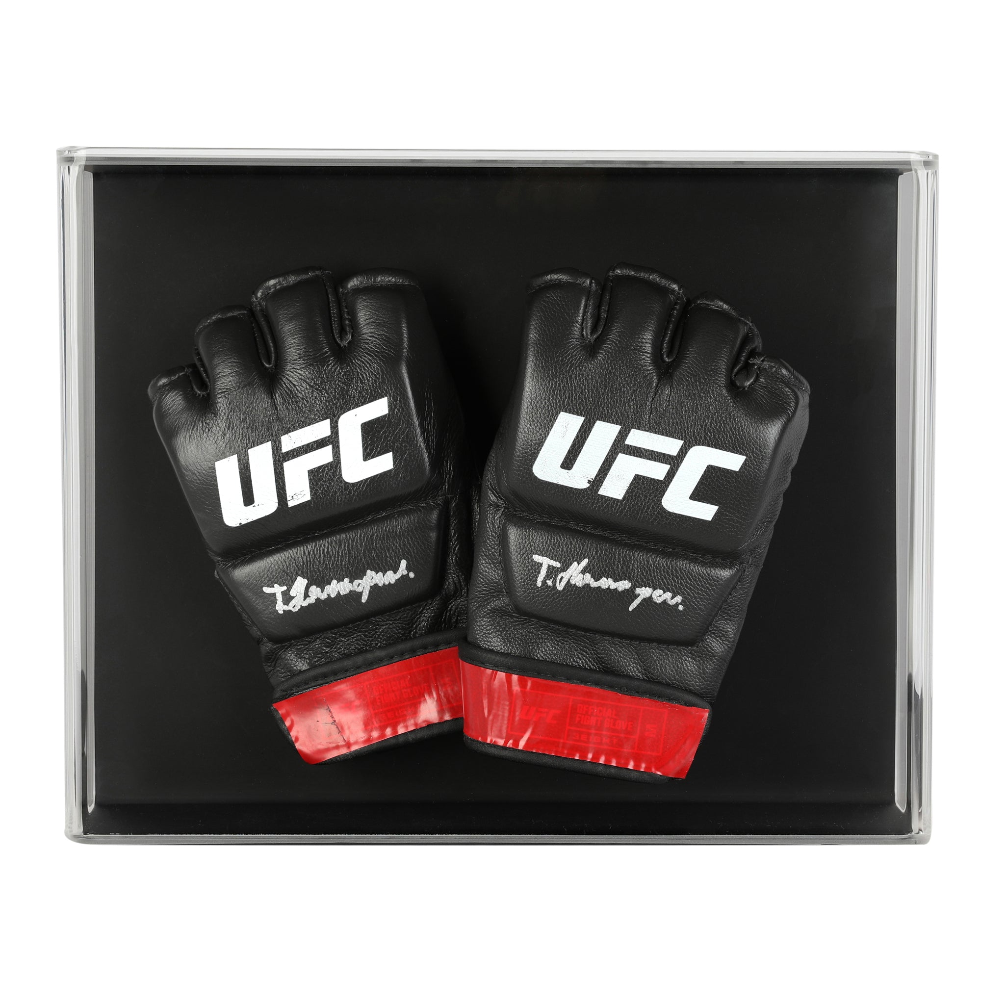 Nyamjargal Tumendemberel Signed 1-of-1 Fight Worn Gloves UFC Fight Night: Yan vs Figueiredo