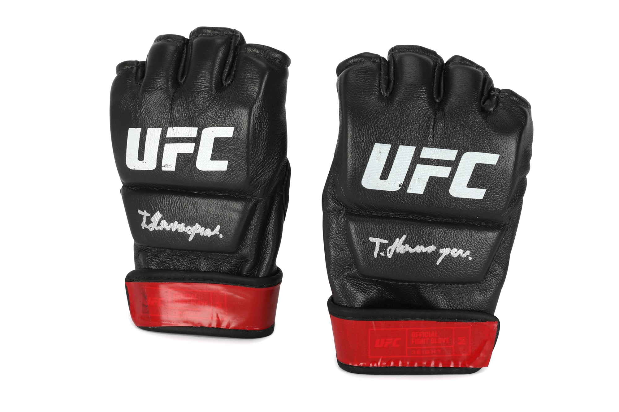 Nyamjargal Tumendemberel Signed 1-of-1 Fight Worn Gloves UFC Fight Night: Yan vs Figueiredo