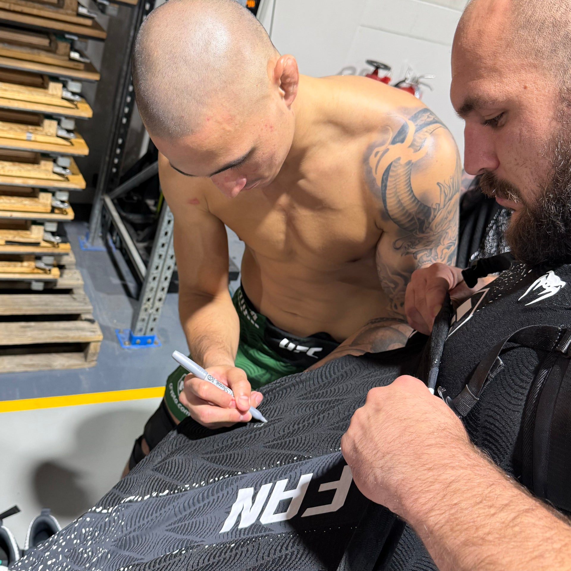 Dom Mar Fan Signed 1-of-1 Fight Worn Jersey UFC Fight Night: Della Maddalena vs Prates