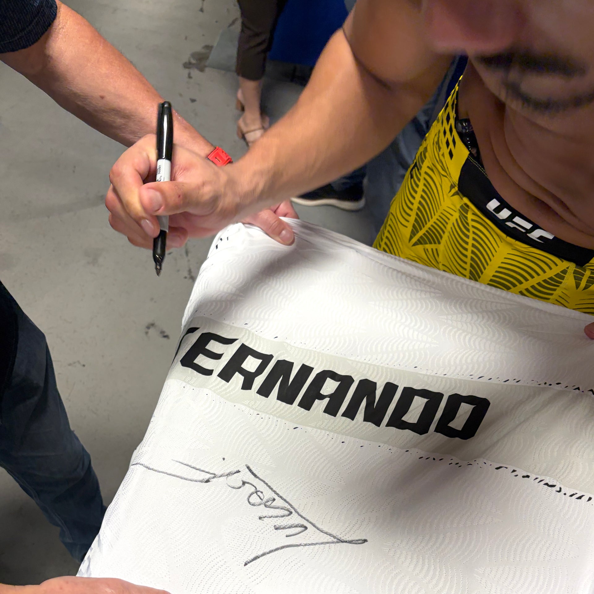 Lucas Fernando Signed 1-of-1 Fight Worn Jersey UFC 330: Makhachev vs Machado Garry