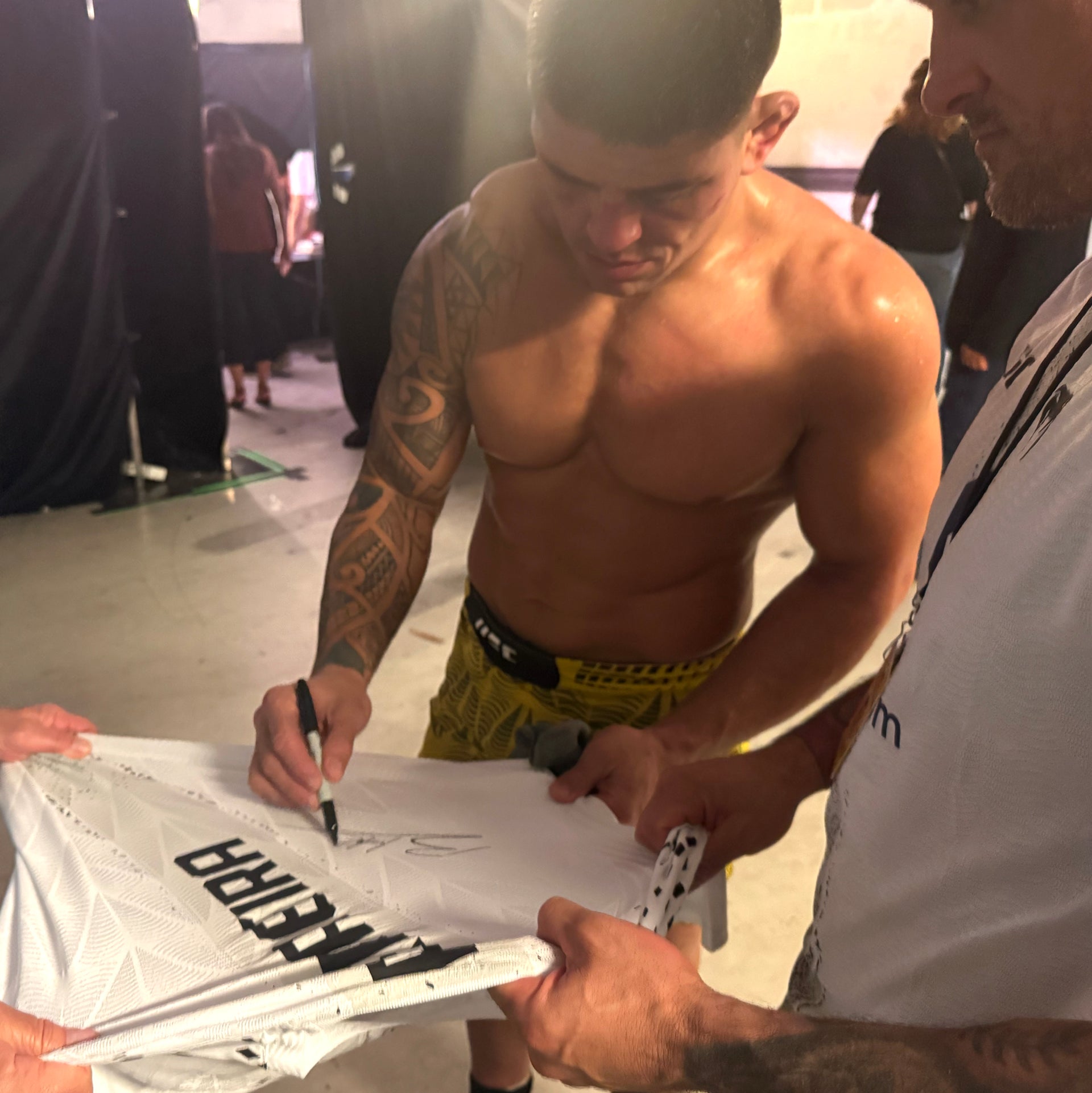 Brunno Ferreira Signed 1-of-1 Fight Worn Jersey UFC Fight Night: Fiziev vs Torres