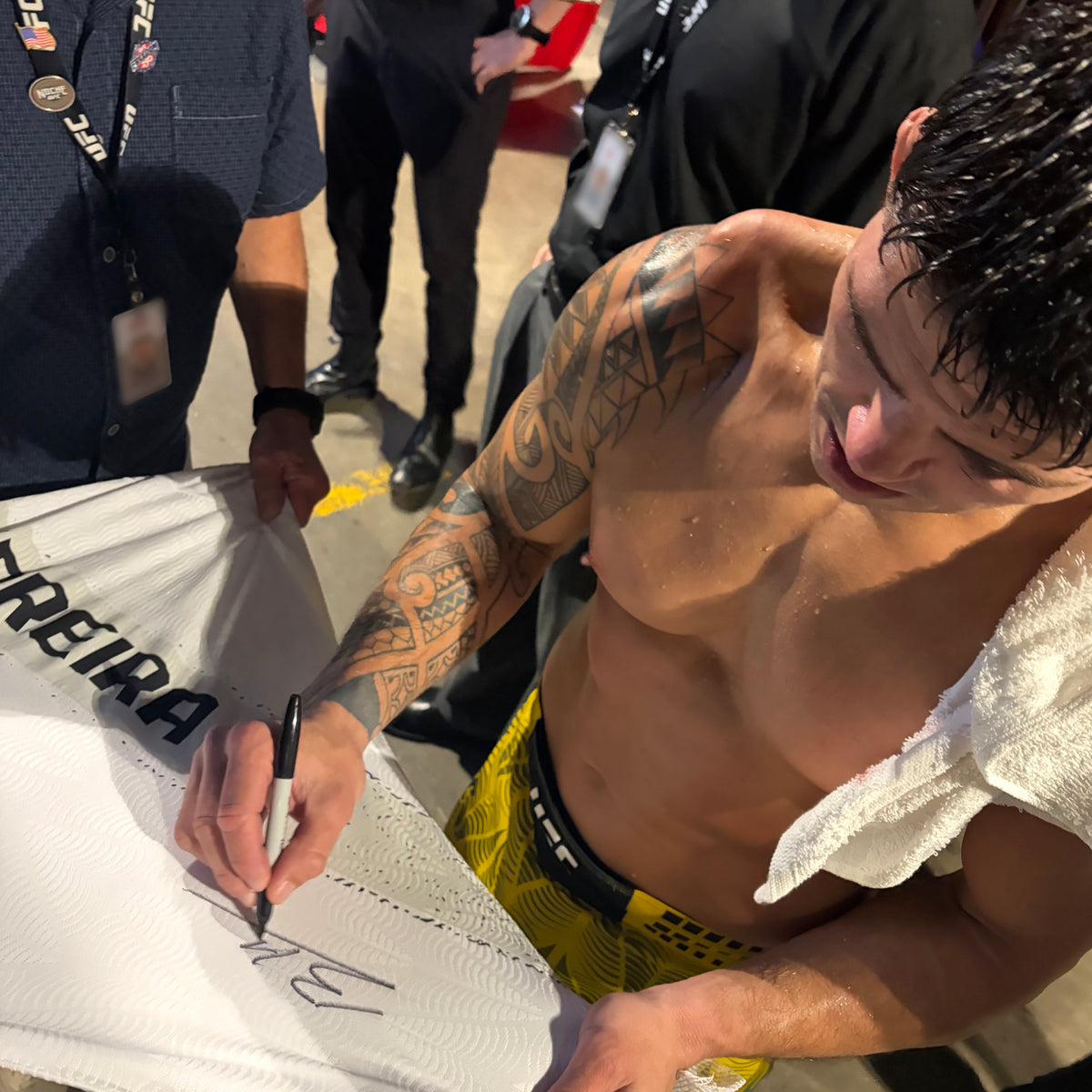Brunno Ferreira Signed 1-of-1 Fight Worn Jersey UFC 331: Van vs Pantoja 2