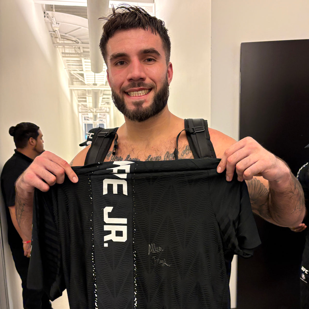 Allen Frye Jr. Signed 1-of-1 Fight Worn Jersey UFC Fight Night: Allen vs Duncan