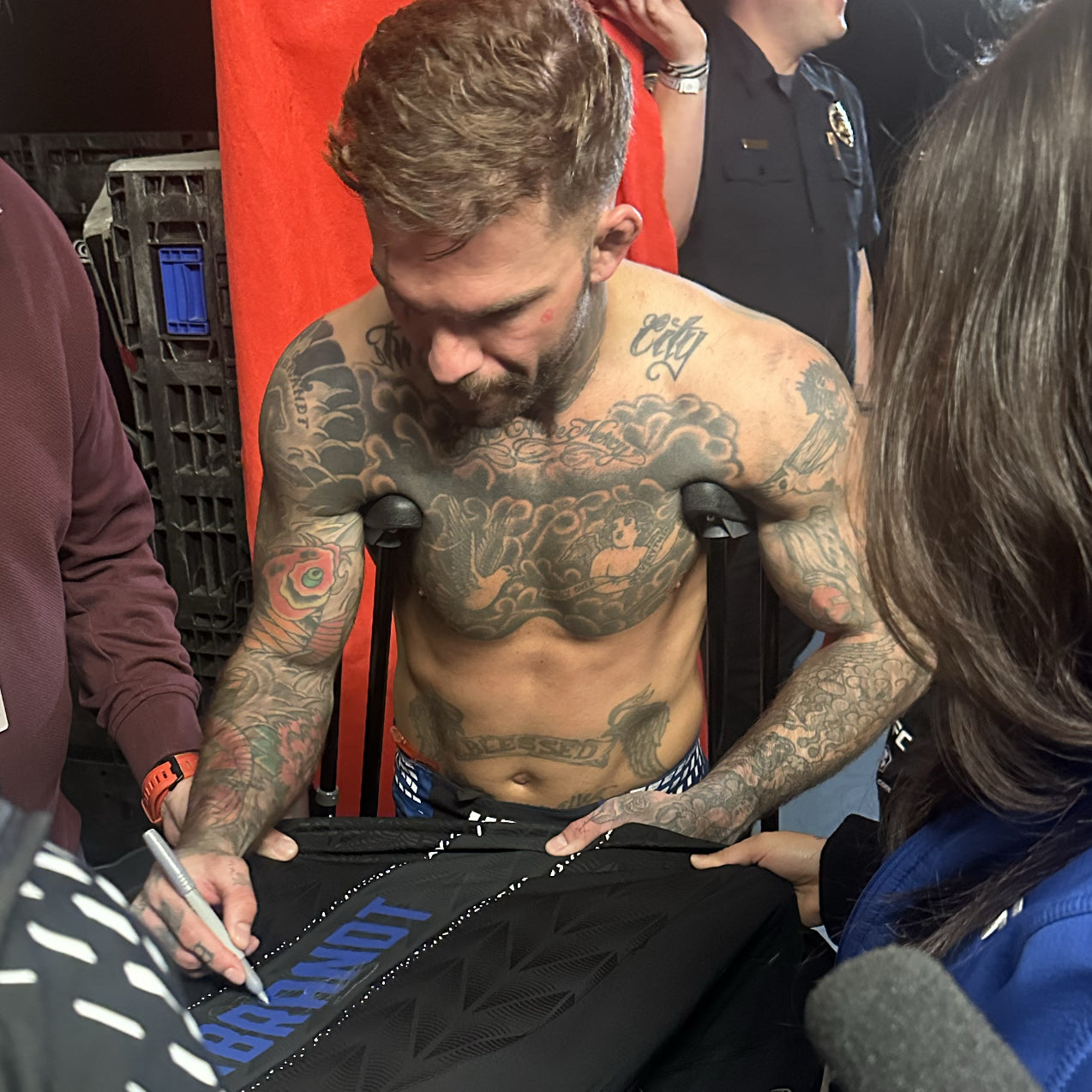 Cody Garbrandt Signed 1-of-1 Fight Worn Hoodie UFC 326: Holloway vs Oliveira 2