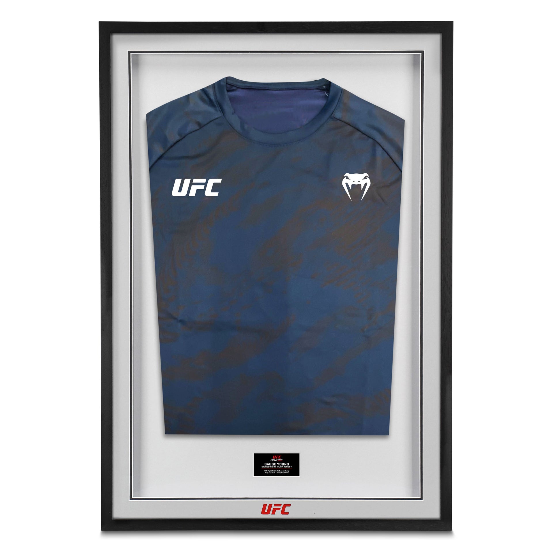 Gauge Young Signed 1-of-1 Fight Worn Jersey UFC Fight Night: Walker vs Zhang
