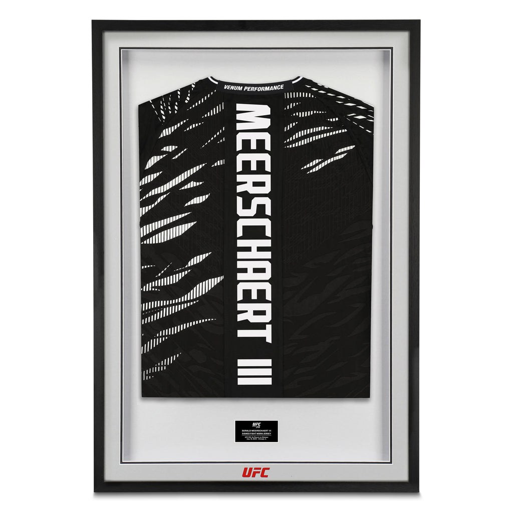Gerald Meerschaert Signed 1-of-1 Fight Worn Jersey UFC 319: Du Plessis vs Chimaev
