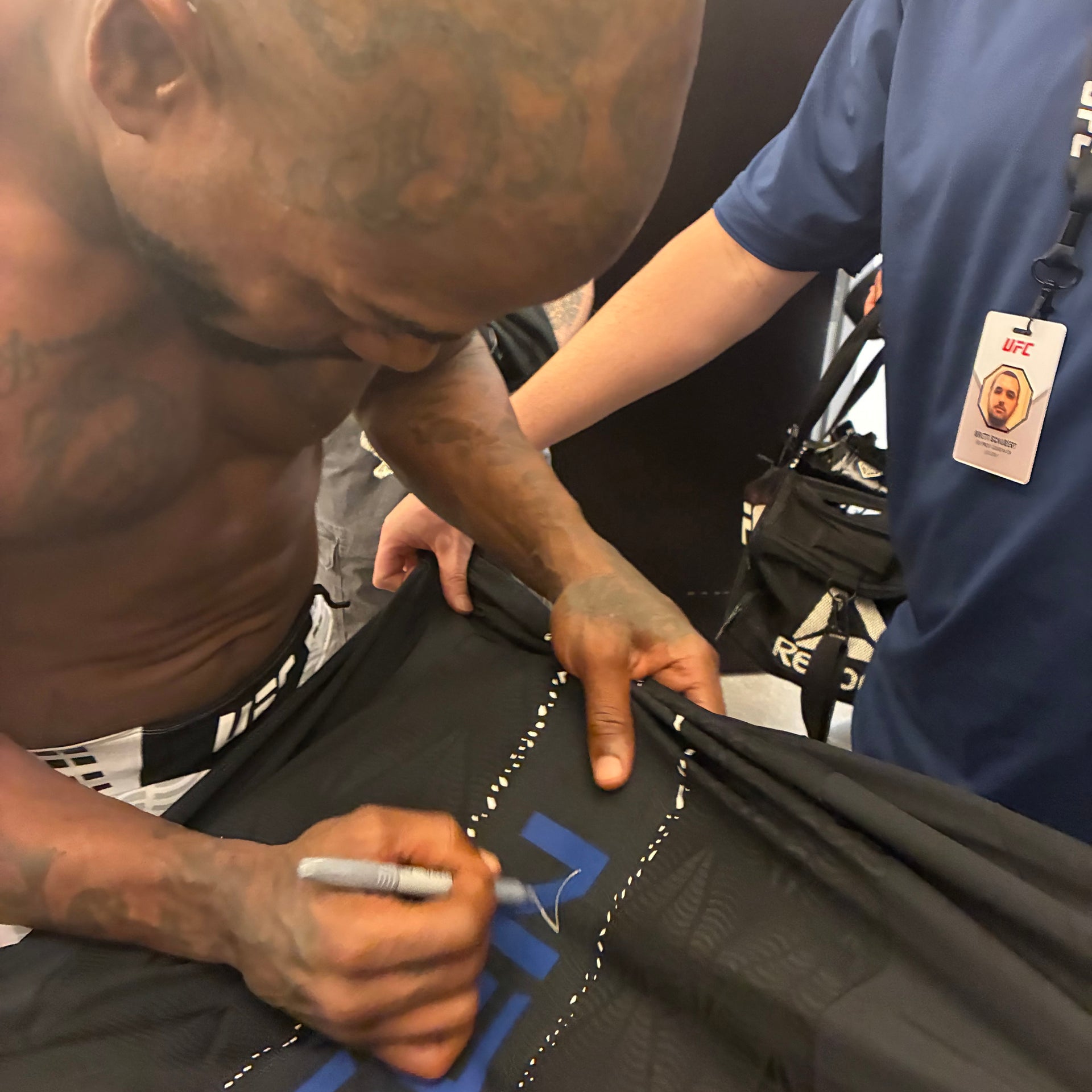 King Green Signed 1-of-1 Fight Worn Hoodie UFC Fight Night: Royval vs Kape