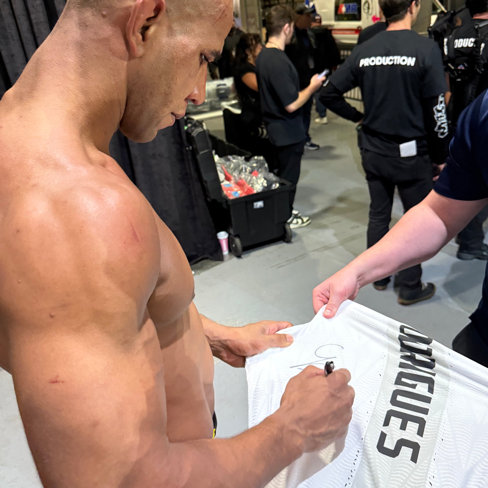 Gregory Rodrigues Signed 1-of-1 Fight Worn Jersey VeChain UFC 322: Della Maddalena vs Makhachev