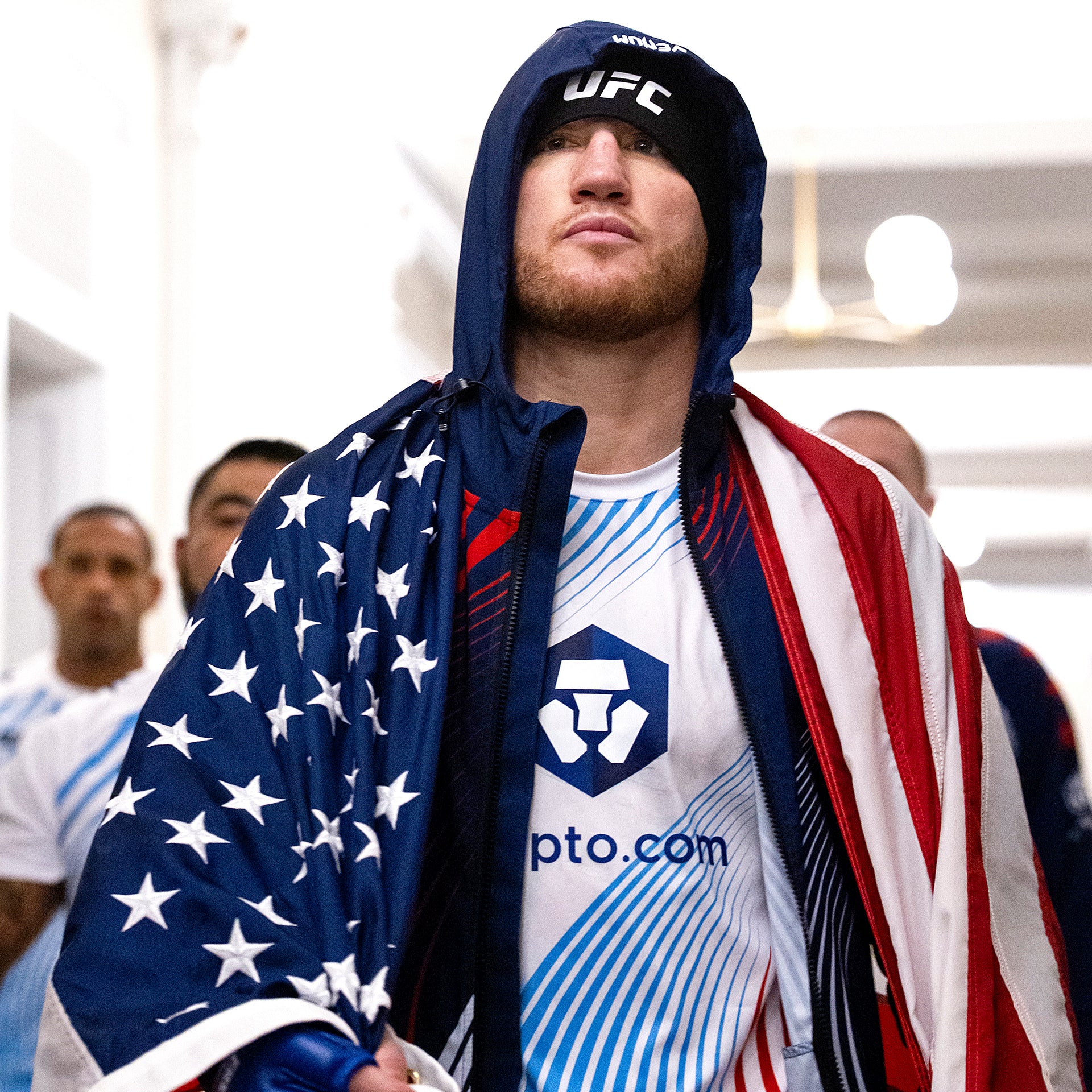 Justin Gaethje Signed 1-of-1 Fight Issued Jersey UFC Freedom 250: Topuria vs Gaethje