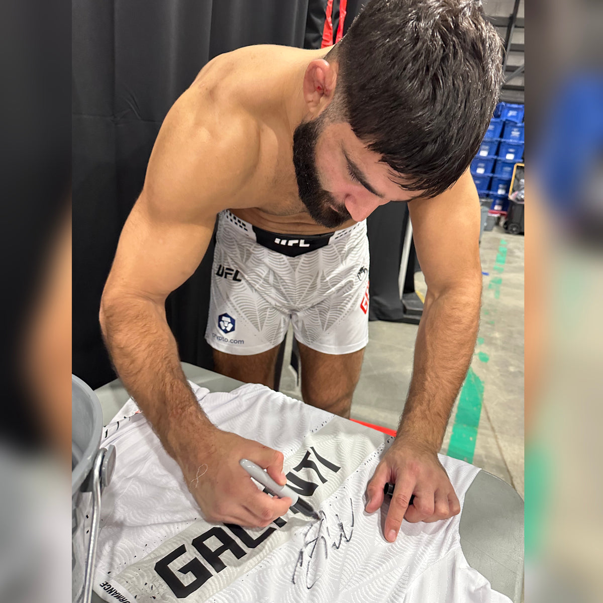 Nick Galanti Signed 1-of-1 Fight Worn Jersey UFC Fight Night: Buckley vs Malott