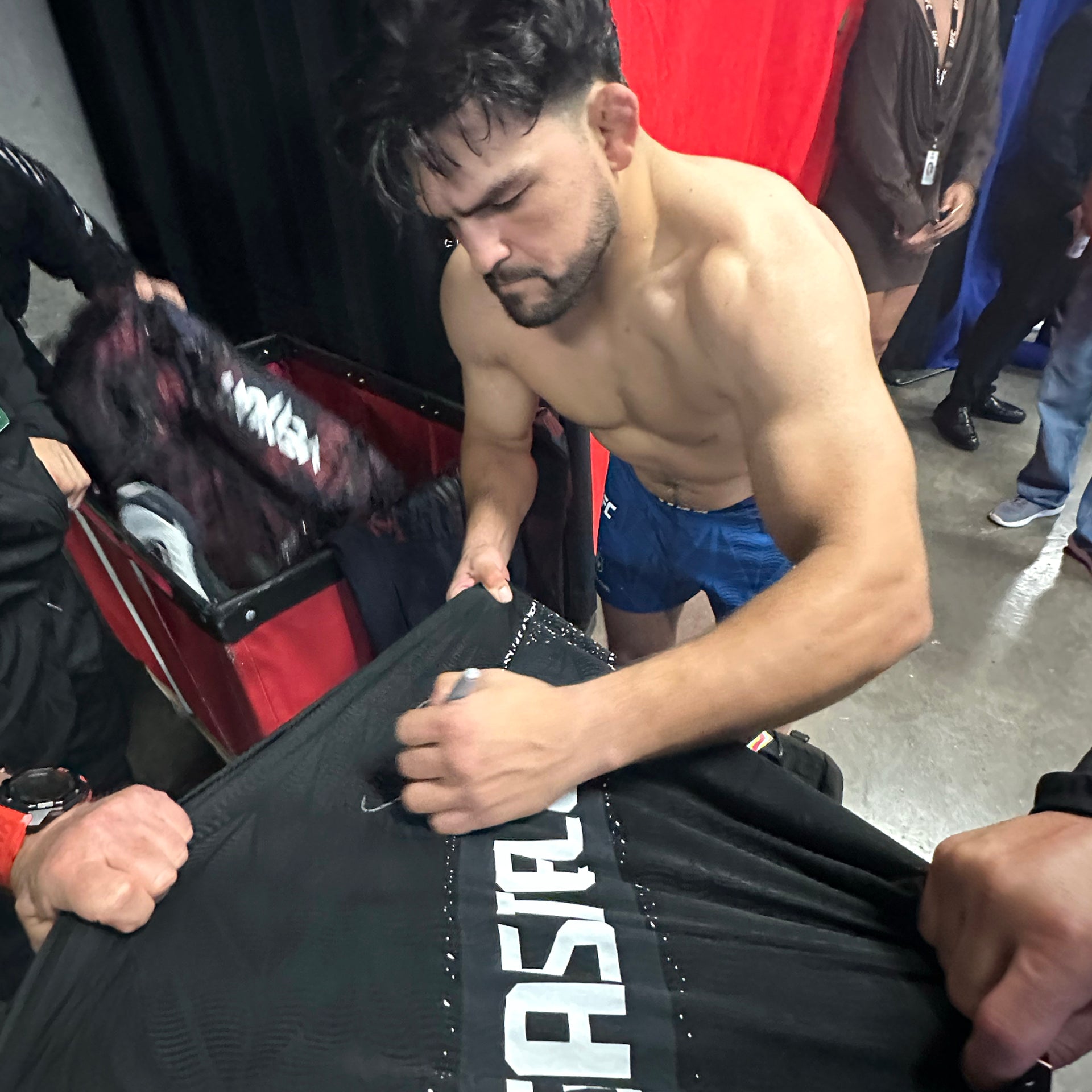 Kelvin Gastelum Signed 1-of-1 Fight Worn Jersey UFC 327: Procházka vs Ulberg