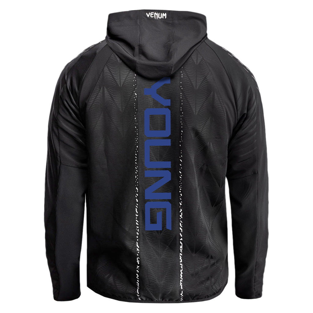 Gauge Young Signed 1-of-1 Fight Worn Hoodie UFC Fight Night: Hernandez vs Rodrigues