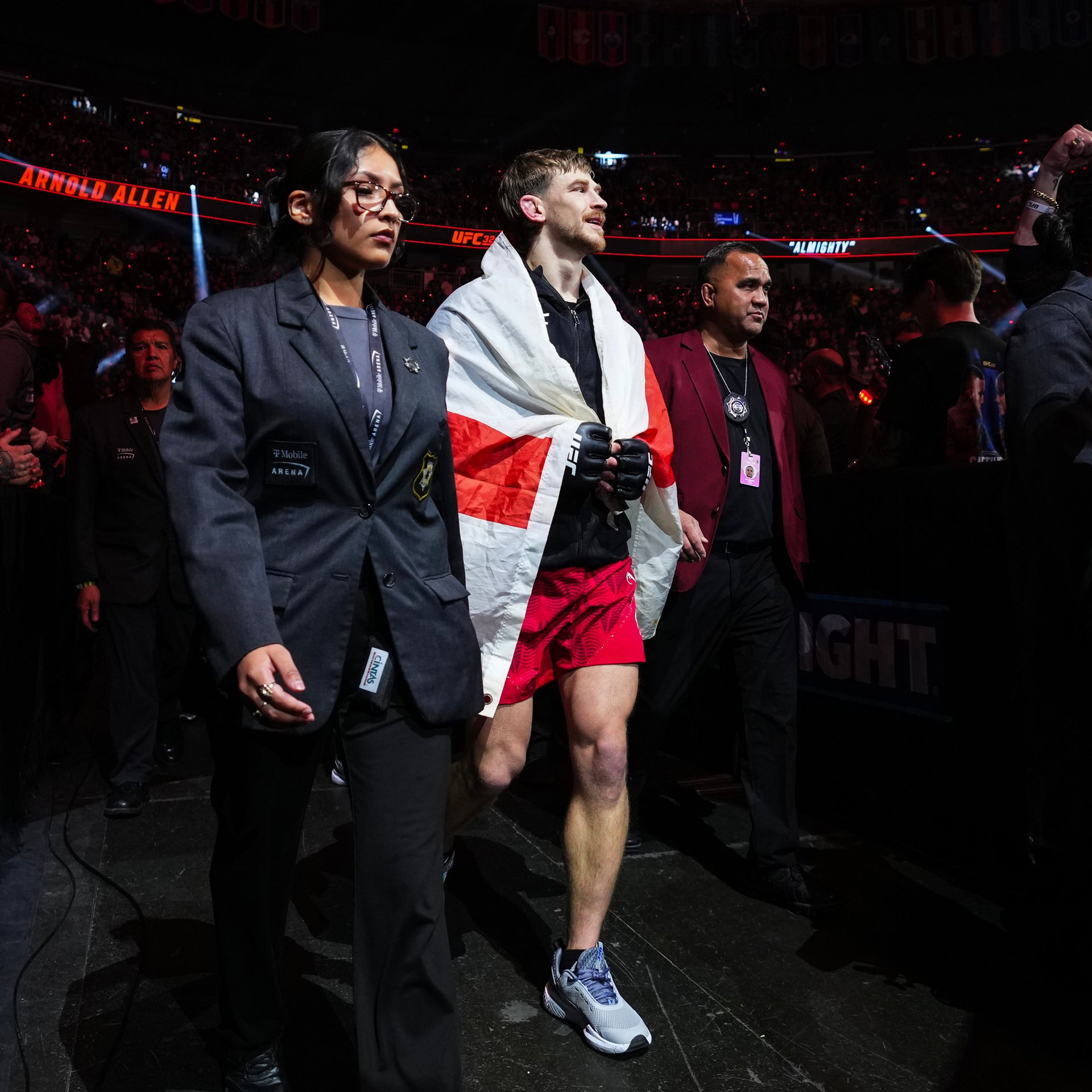 Arnold Allen Signed 1-of-1 Fight Worn Hoodie UFC 324: Gaethje vs Pimblett