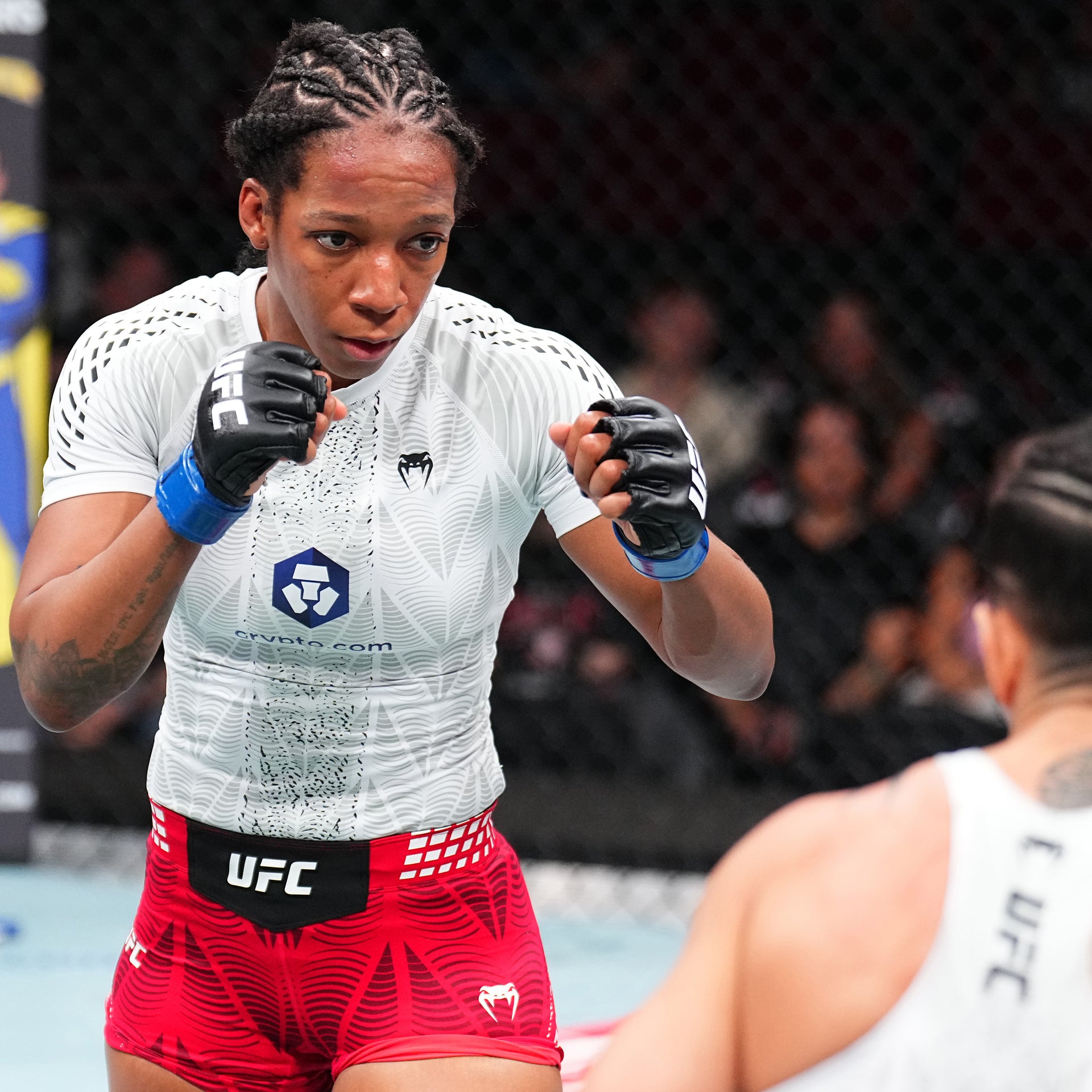 Joselyne Edwards Signed 1-of-1 Fight Worn Rash Guard UFC Fight Night: Strickland vs Hernandez