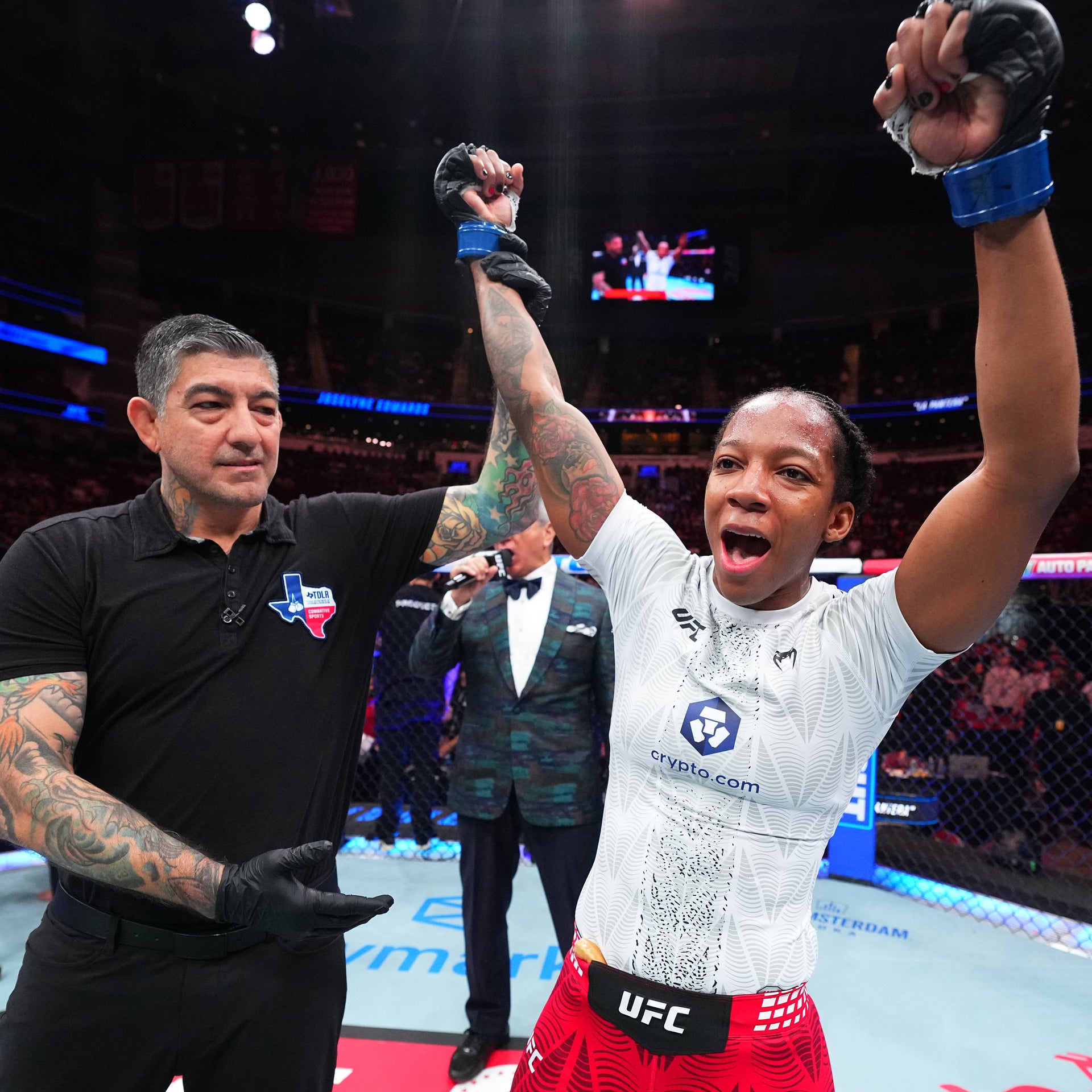 Joselyne Edwards Signed 1-of-1 Fight Worn Rash Guard UFC Fight Night: Strickland vs Hernandez